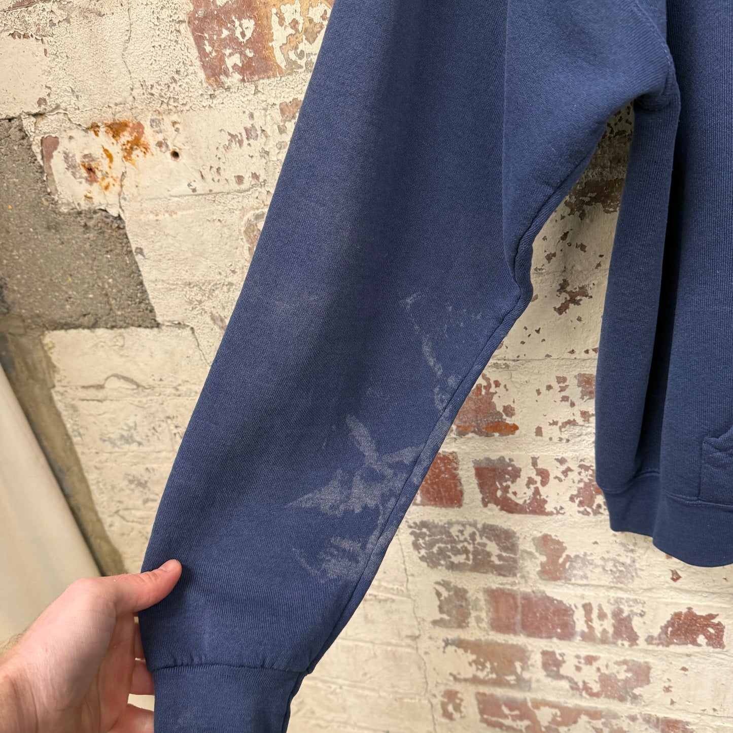 1990s Navy Nike Embroidered Hoodie Jumper