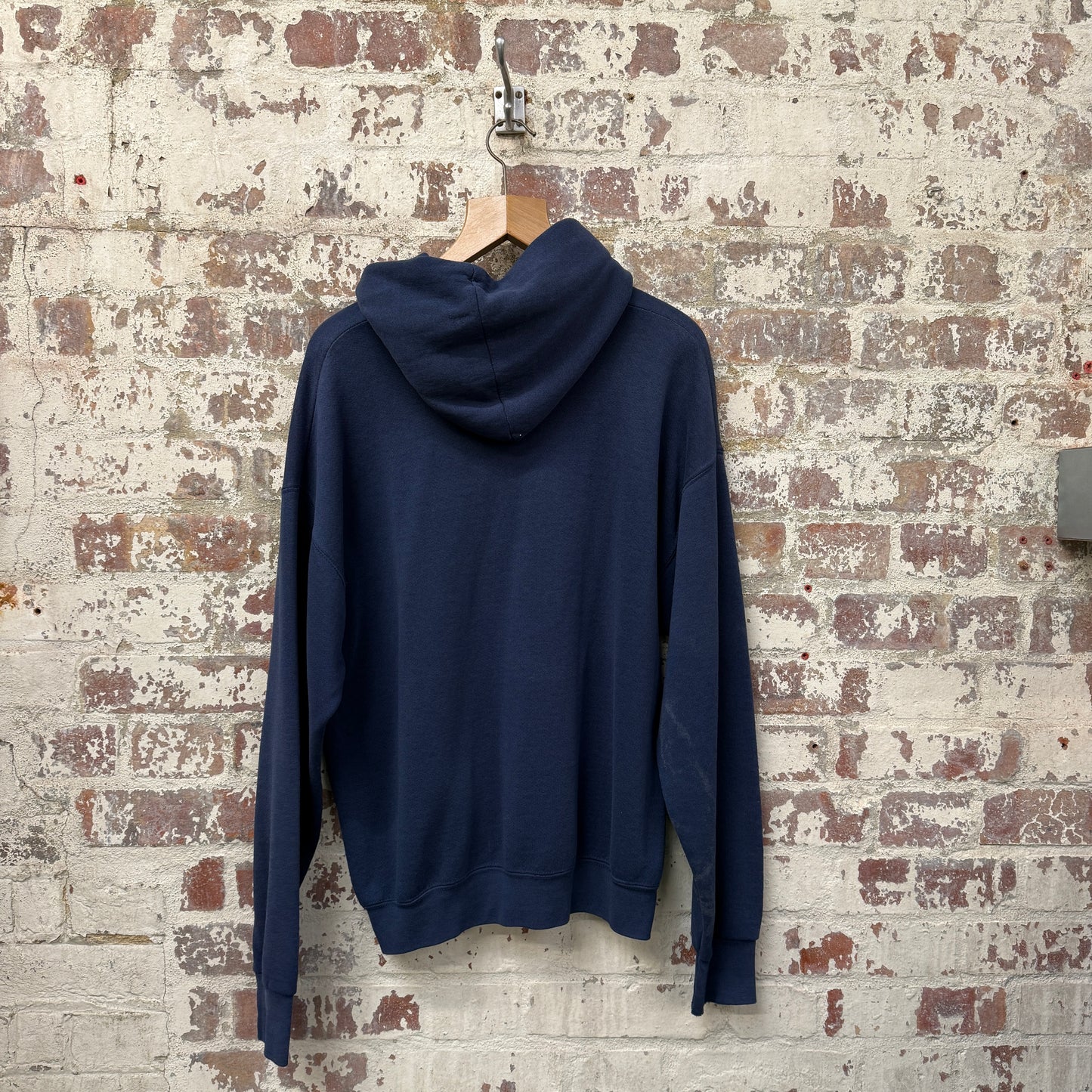 1990s Navy Nike Embroidered Hoodie Jumper