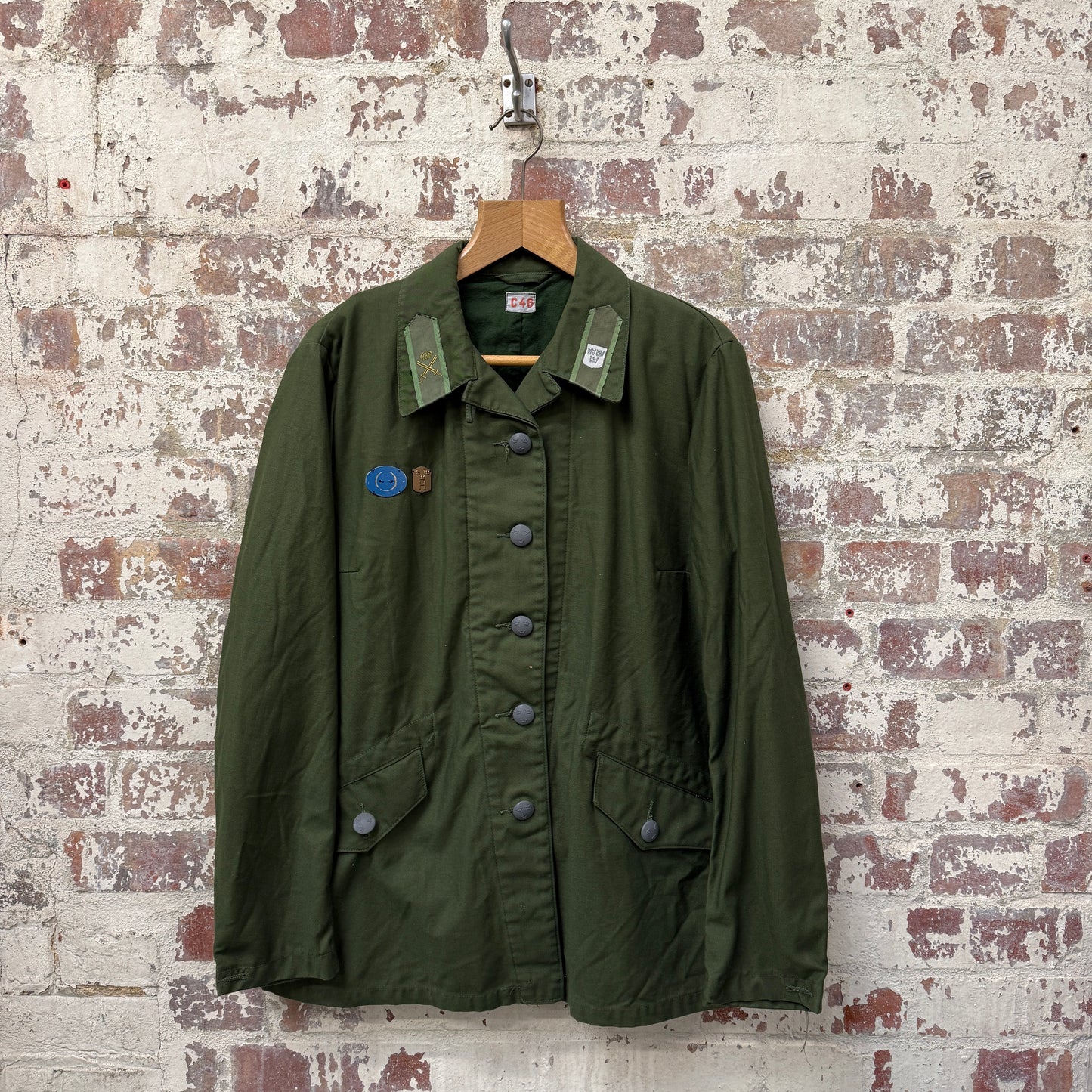 1970s Green Swedish Military Jacket