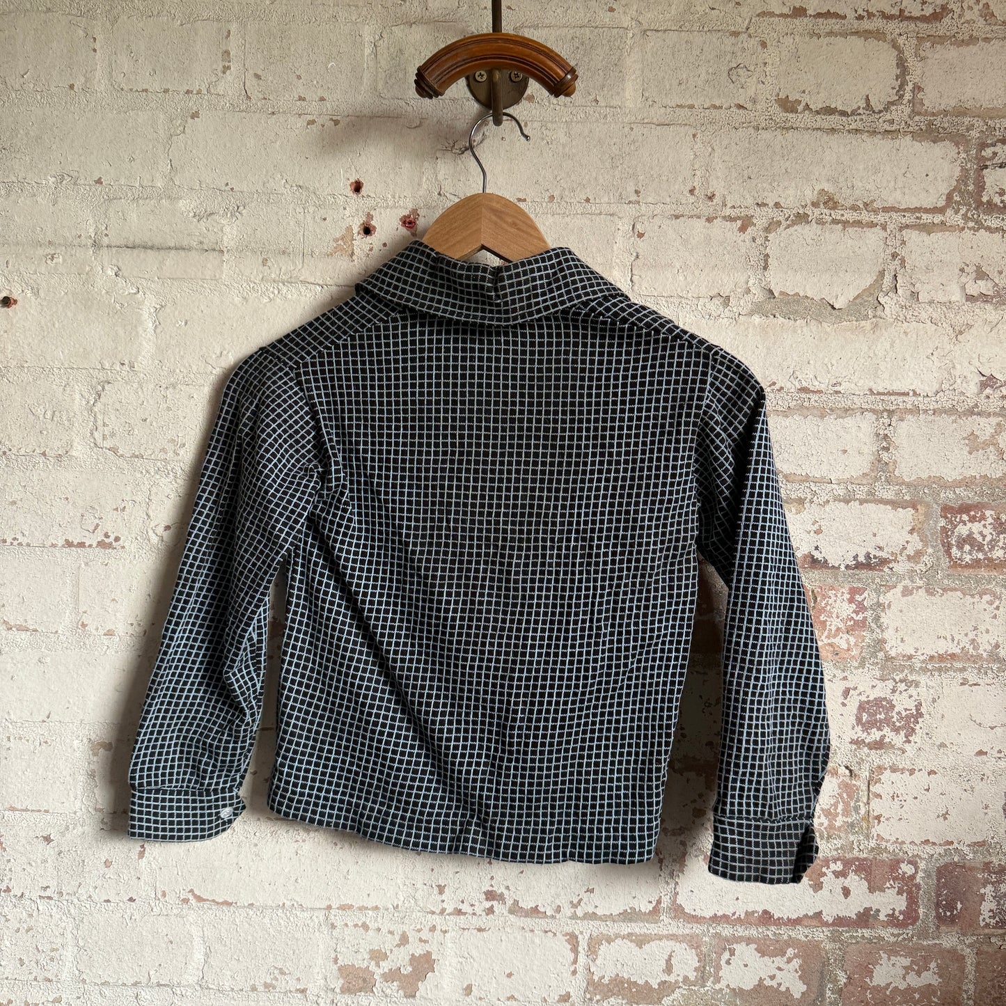 1960s Kids Panel Patterned Sweatshirt