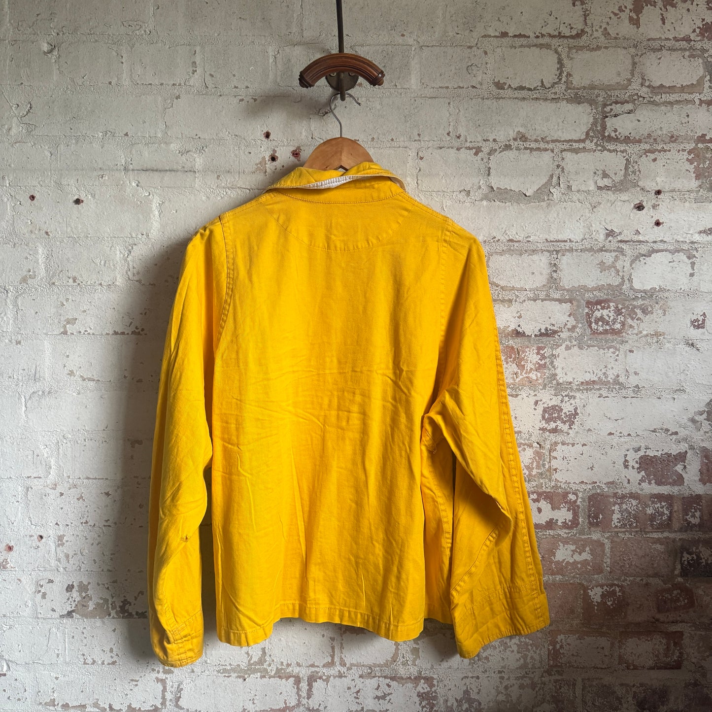 1980s Yellow Cotton Valentino Coach Jacket