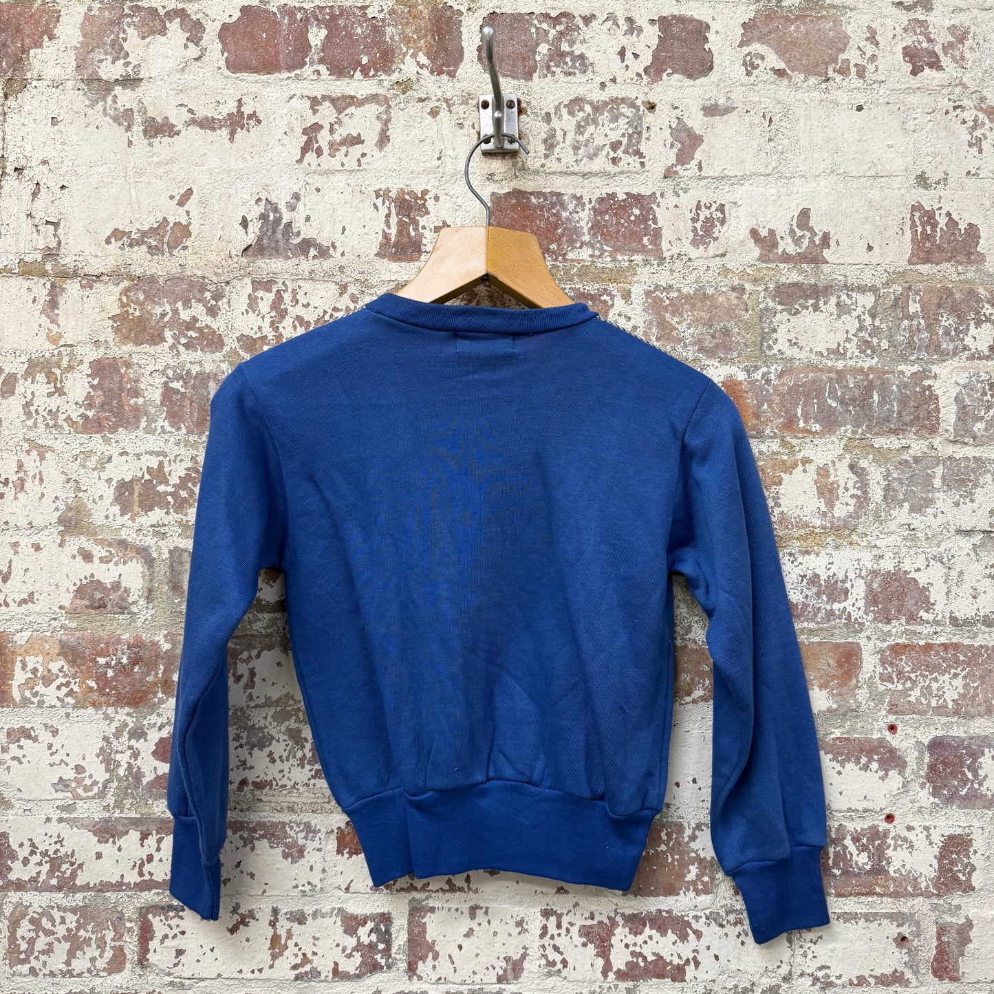 1950s 1960s Blue British Sweatshirt Jumper