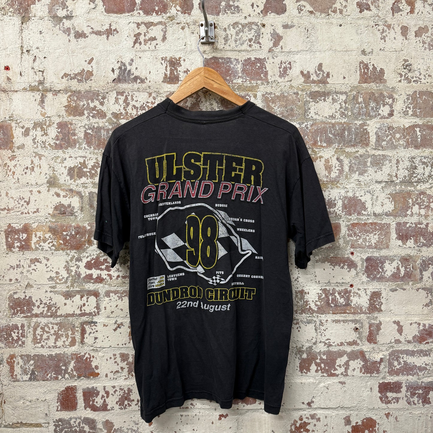 1990s Black Grand Prix Graphic T-Shirt