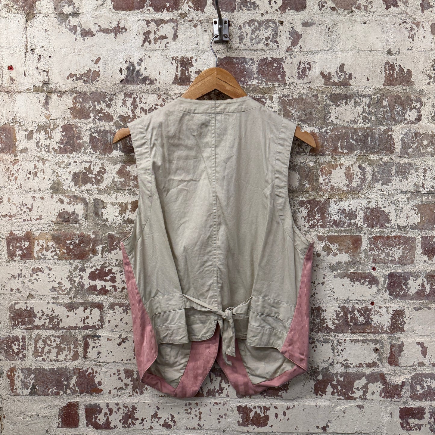 1990s Pink Gap Cotton Waistcoat Vest