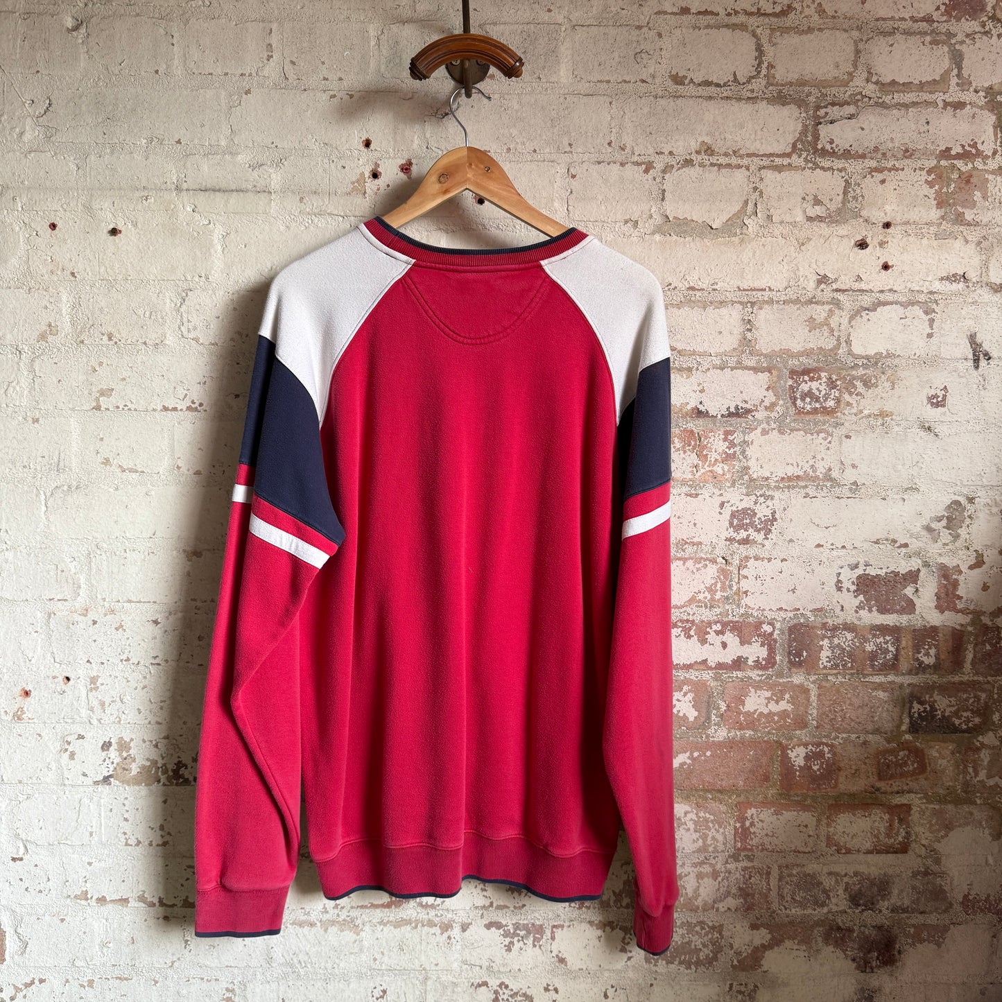 1990s Red Fila Sweatshirt Jumper