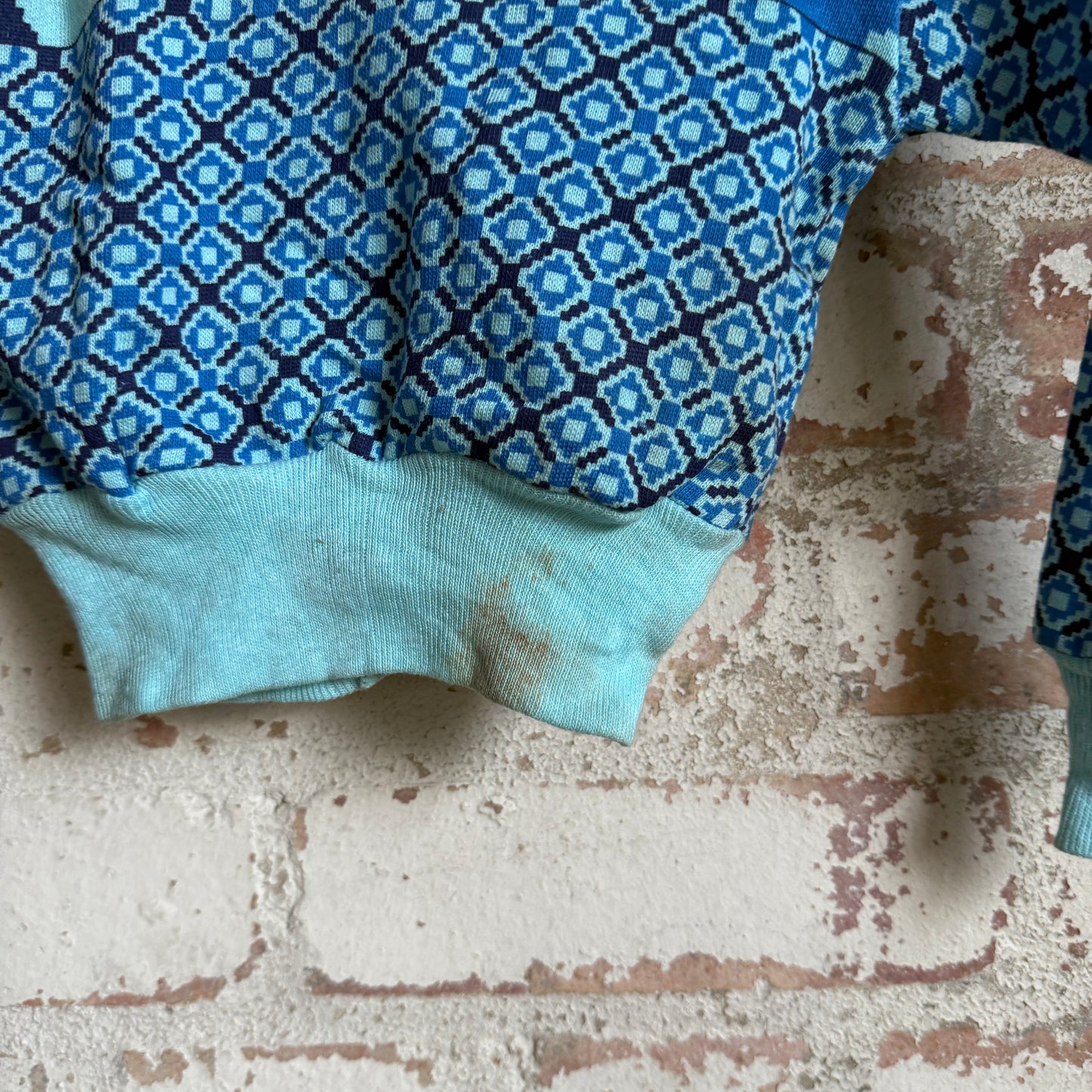 1950s Kids Printed Graphic Cardigan