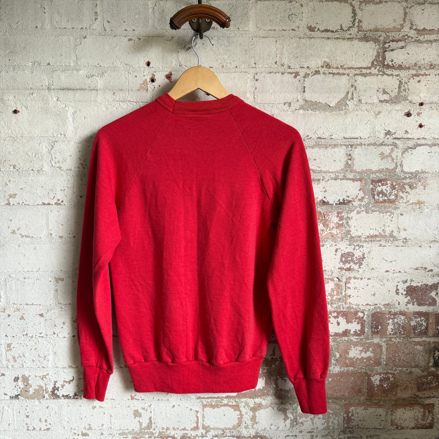 1980s Red Circus Graphic Raglan Sweatshirt