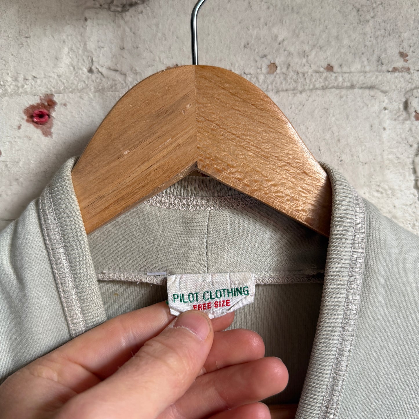 1980s Beige Bat Wing Cardigan Jumper