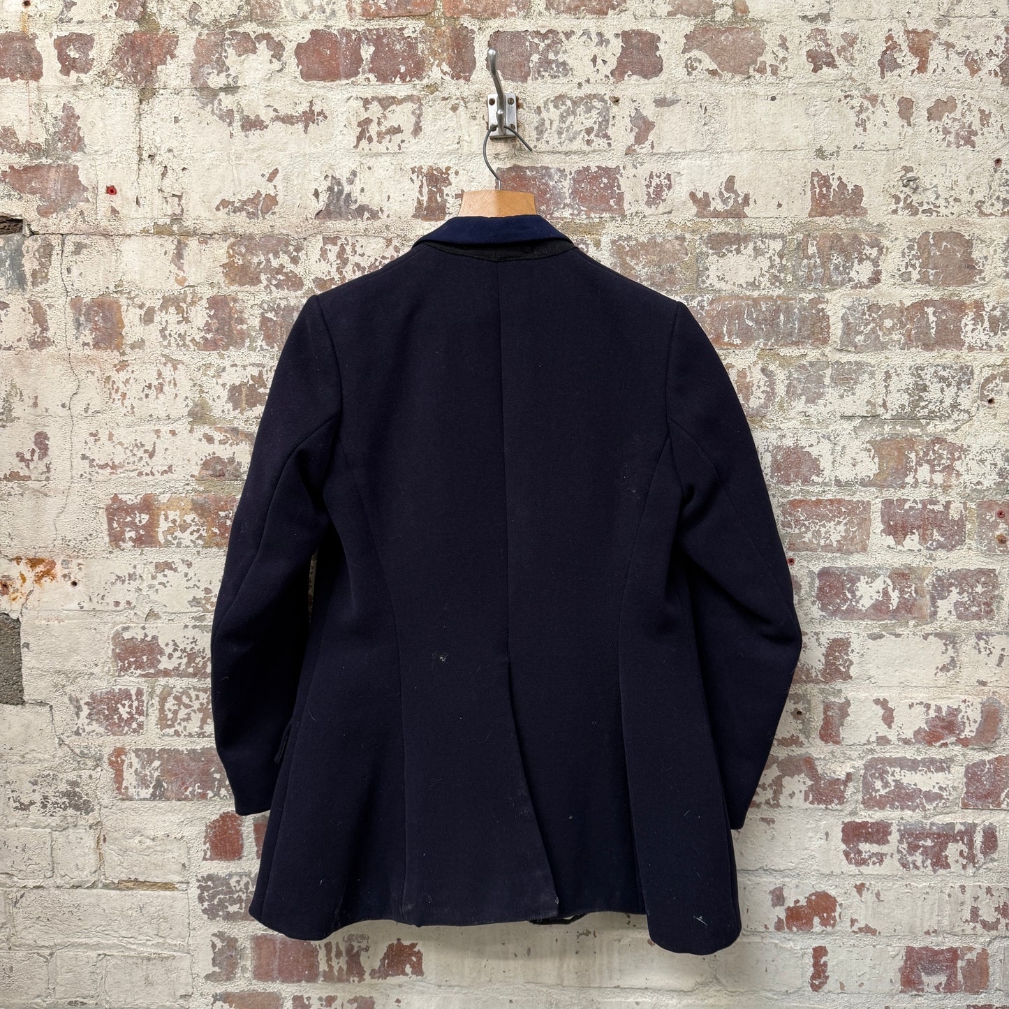 1980s Navy Harry Hall British Tailored Hunting Riding Jacket