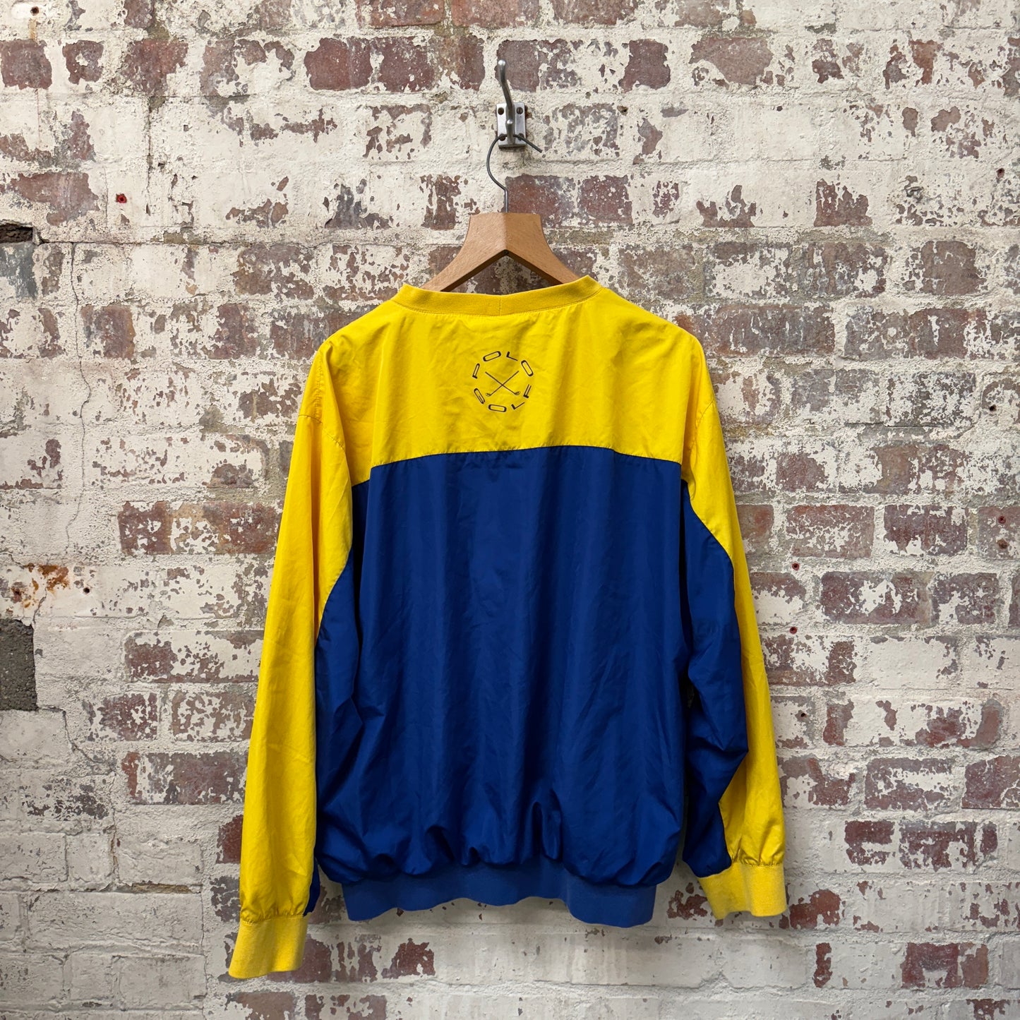1990s Yellow and Blue Polo Sport Ralph Lauren Sweatshirt