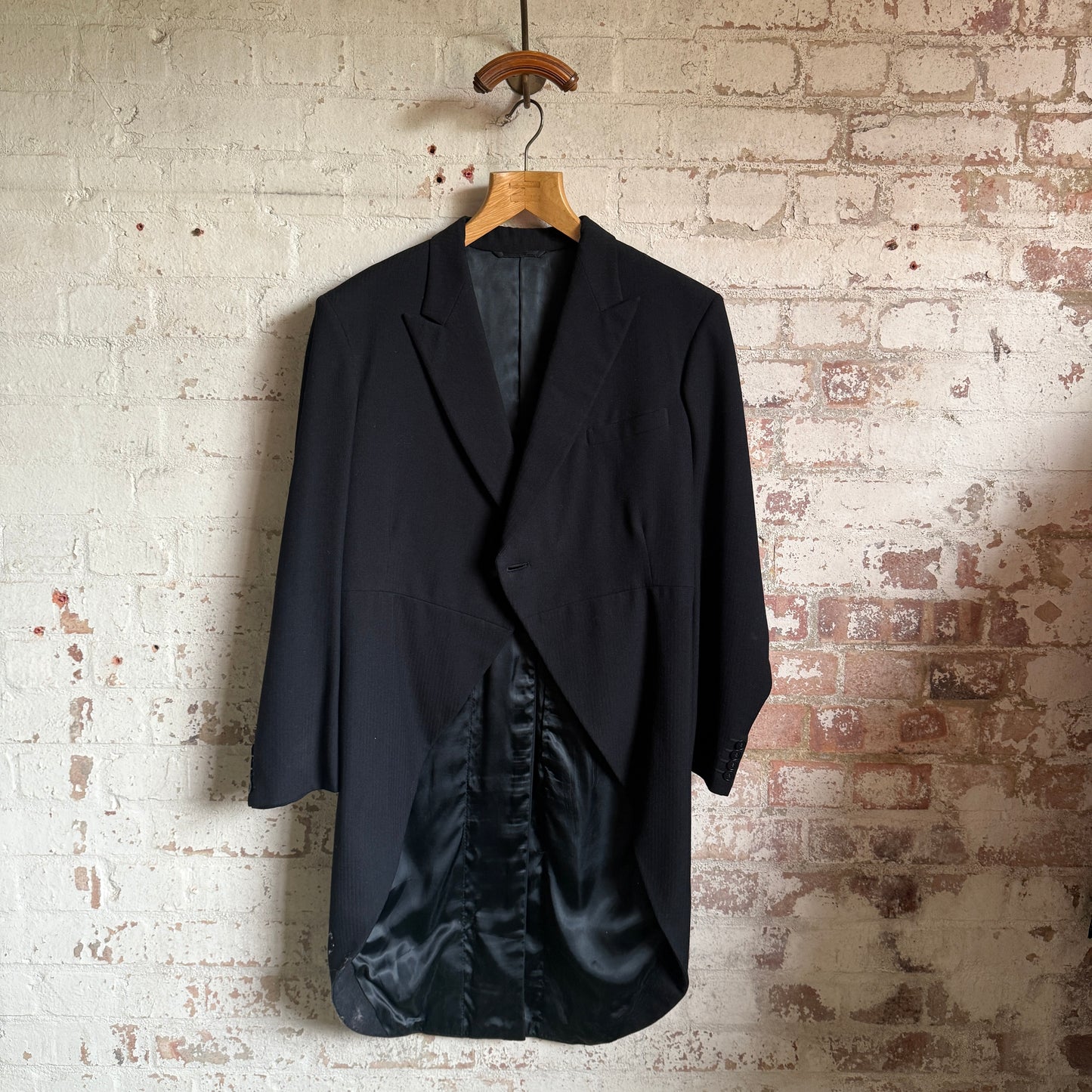 1950s Black Burton Evening Suit Tail Coat