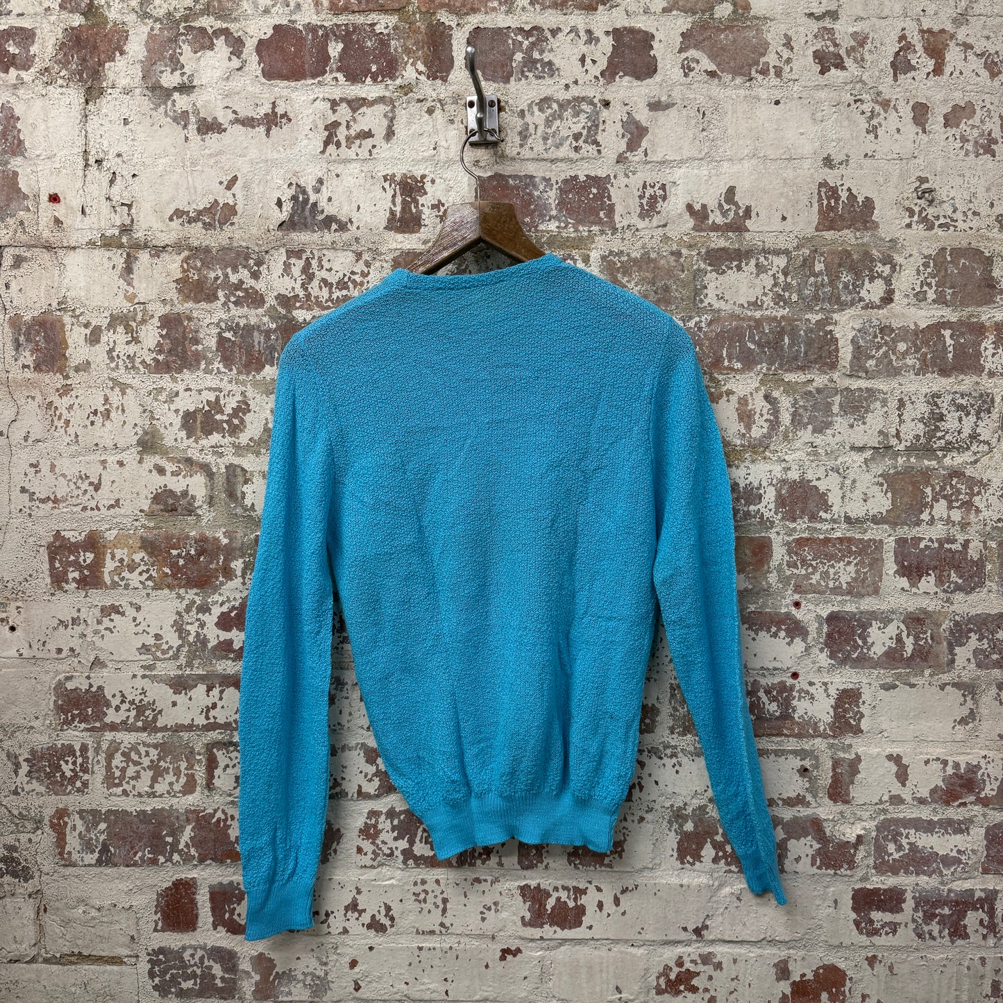 1960s Unusual British Knitted Wool Jumper