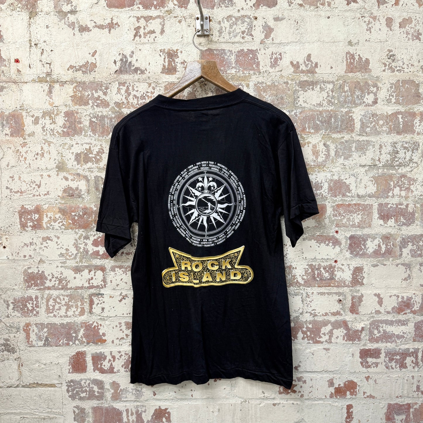 1990s Black Jethro Tull Graphic Band T-Shirt