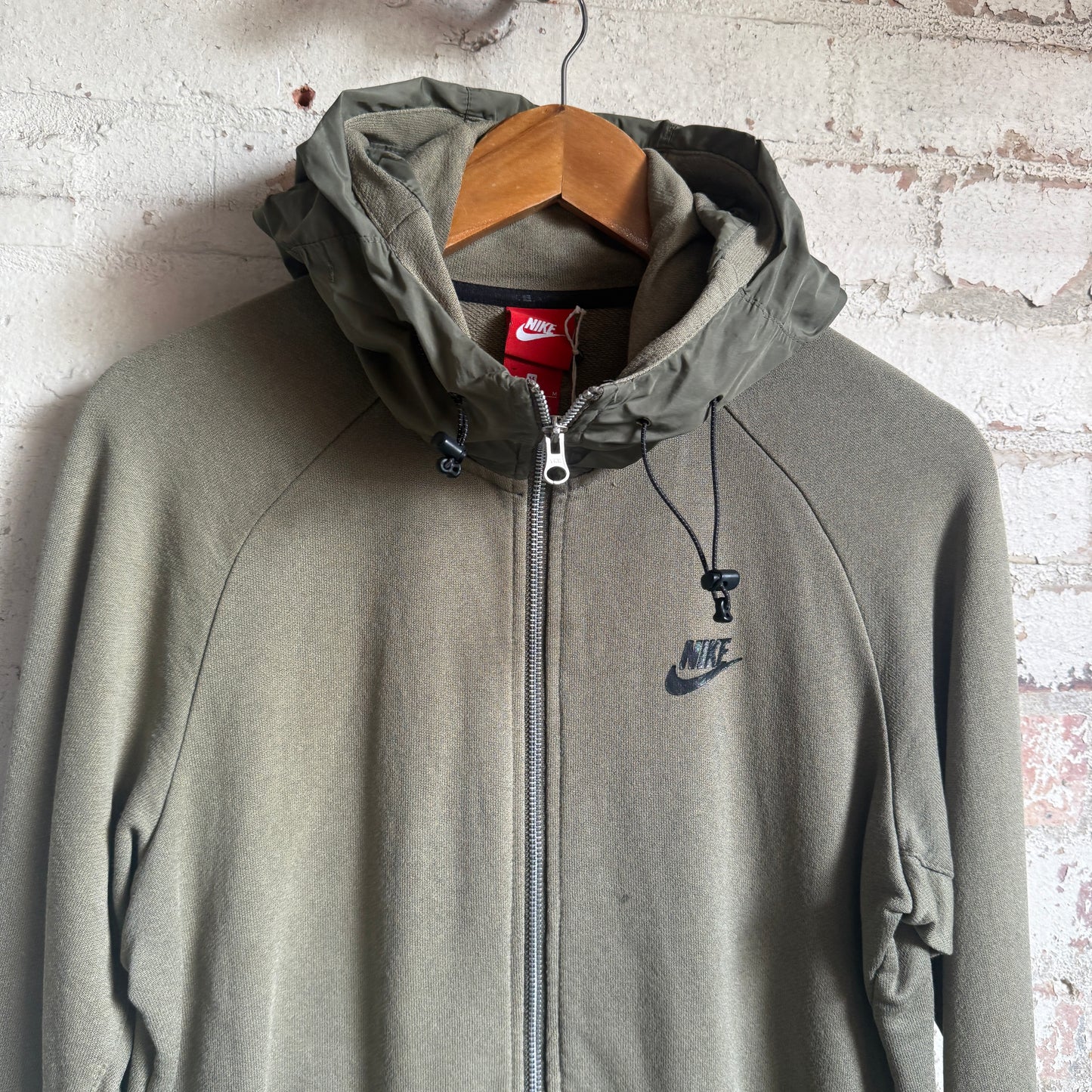 2000s Green Nike Air Hoodie Jumper