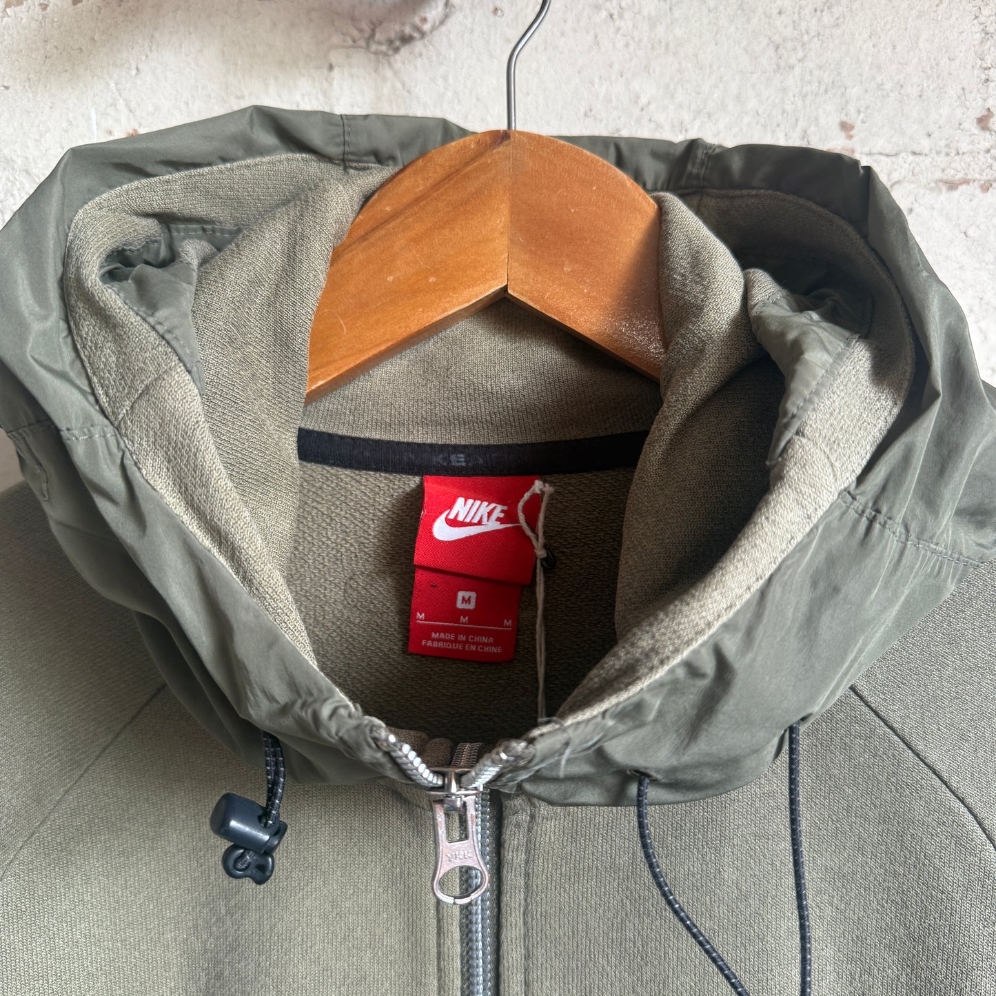 2000s Green Nike Air Hoodie Jumper