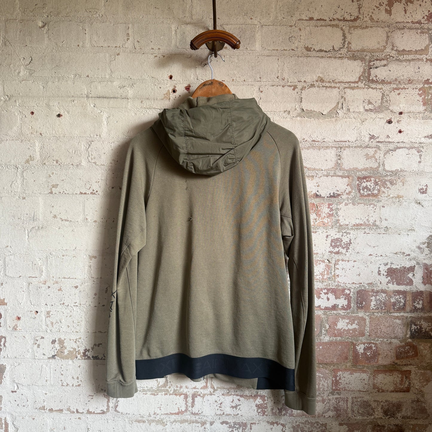 2000s Green Nike Air Hoodie Jumper