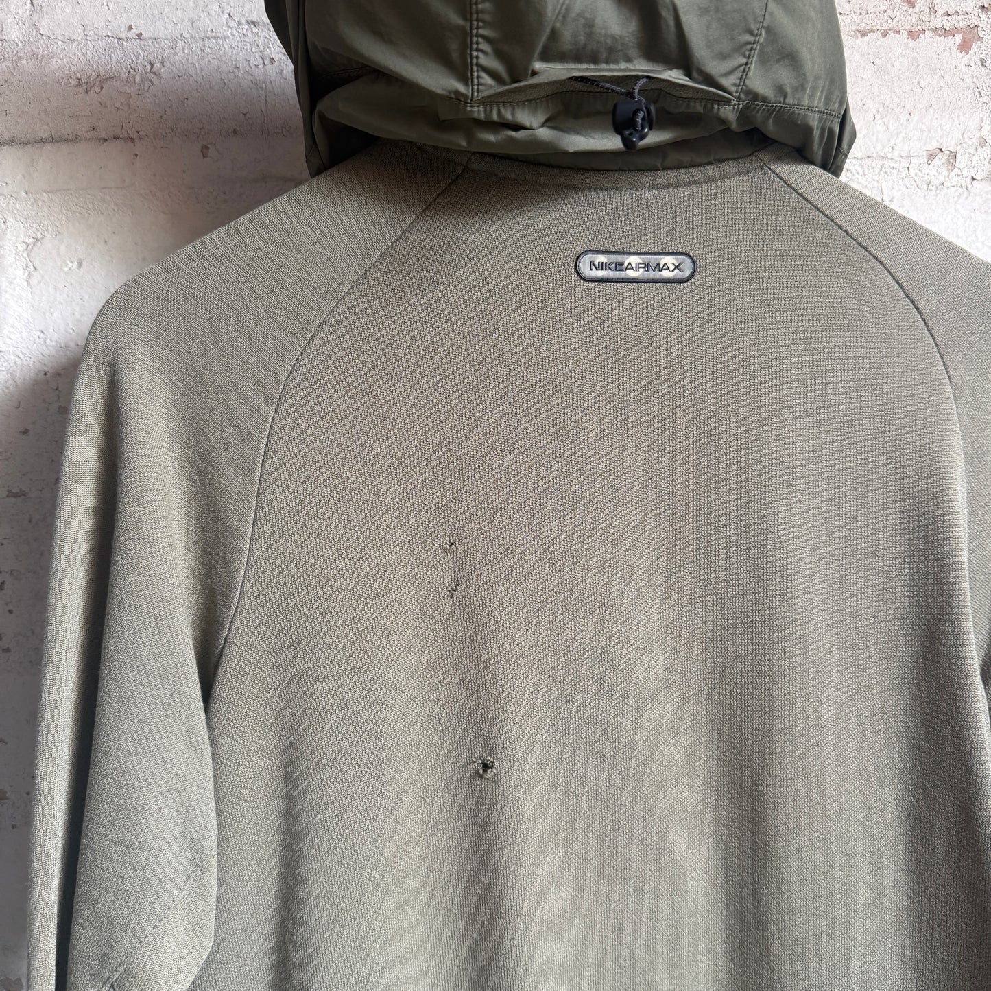 2000s Green Nike Air Hoodie Jumper