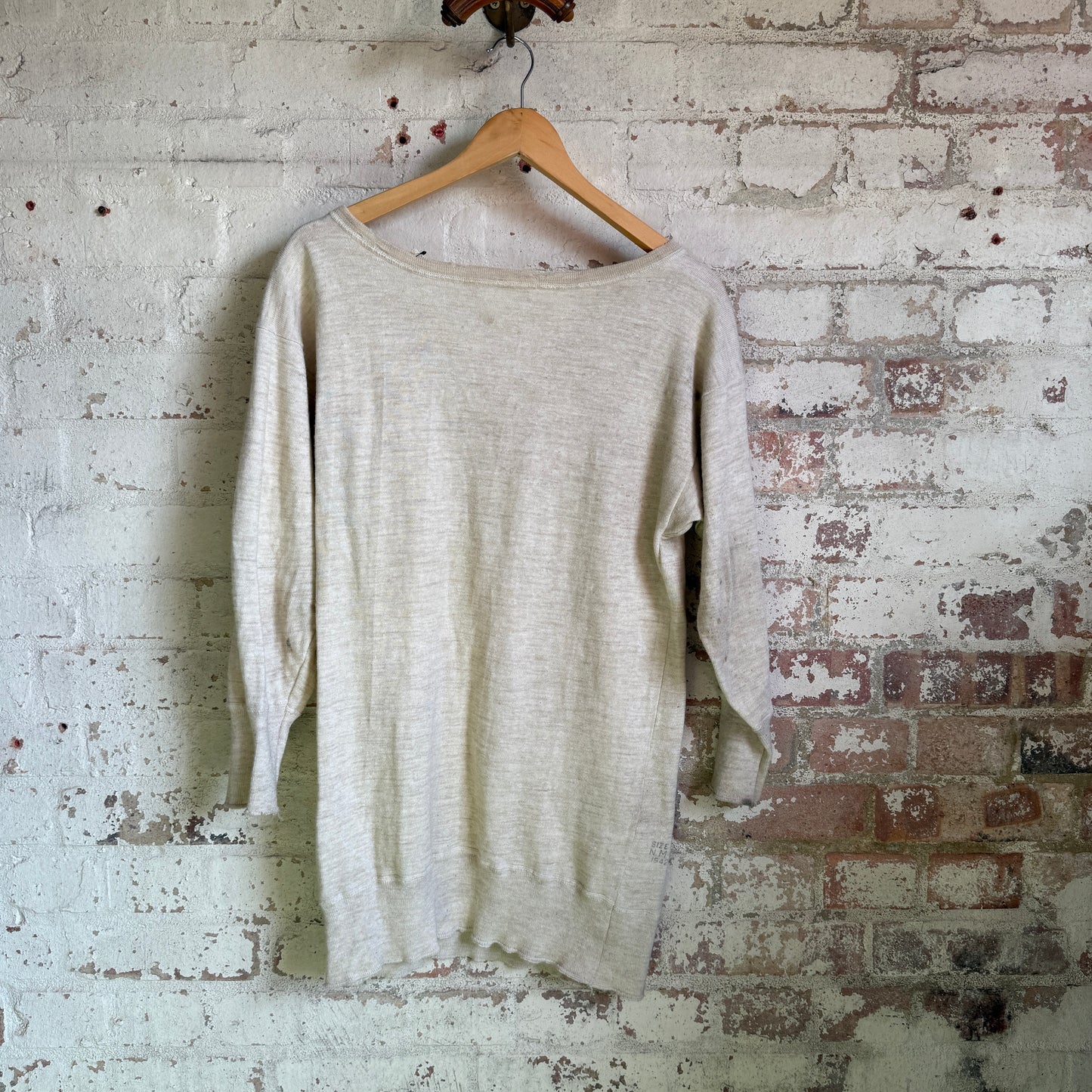 1940s British Military Knitted Thermal Jumper