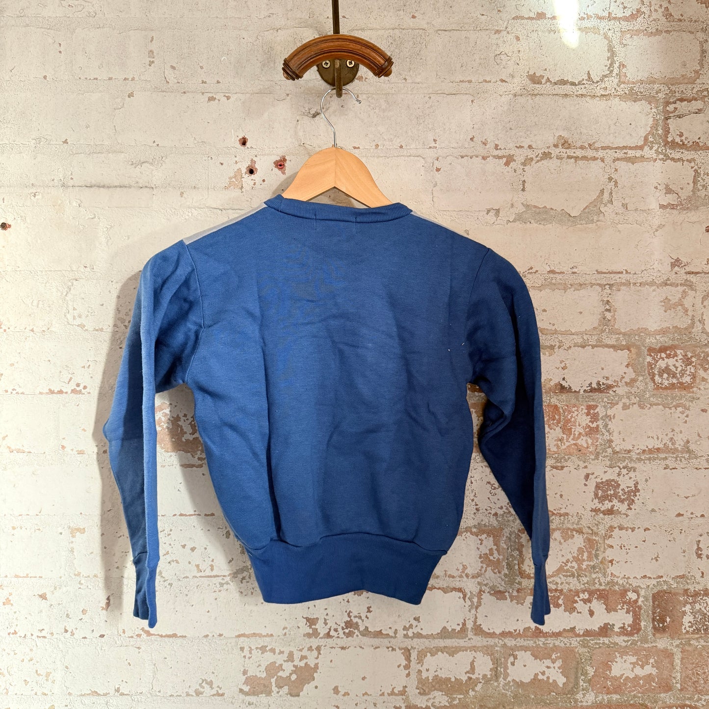 1960s Blue British Cotton Sweatshirt