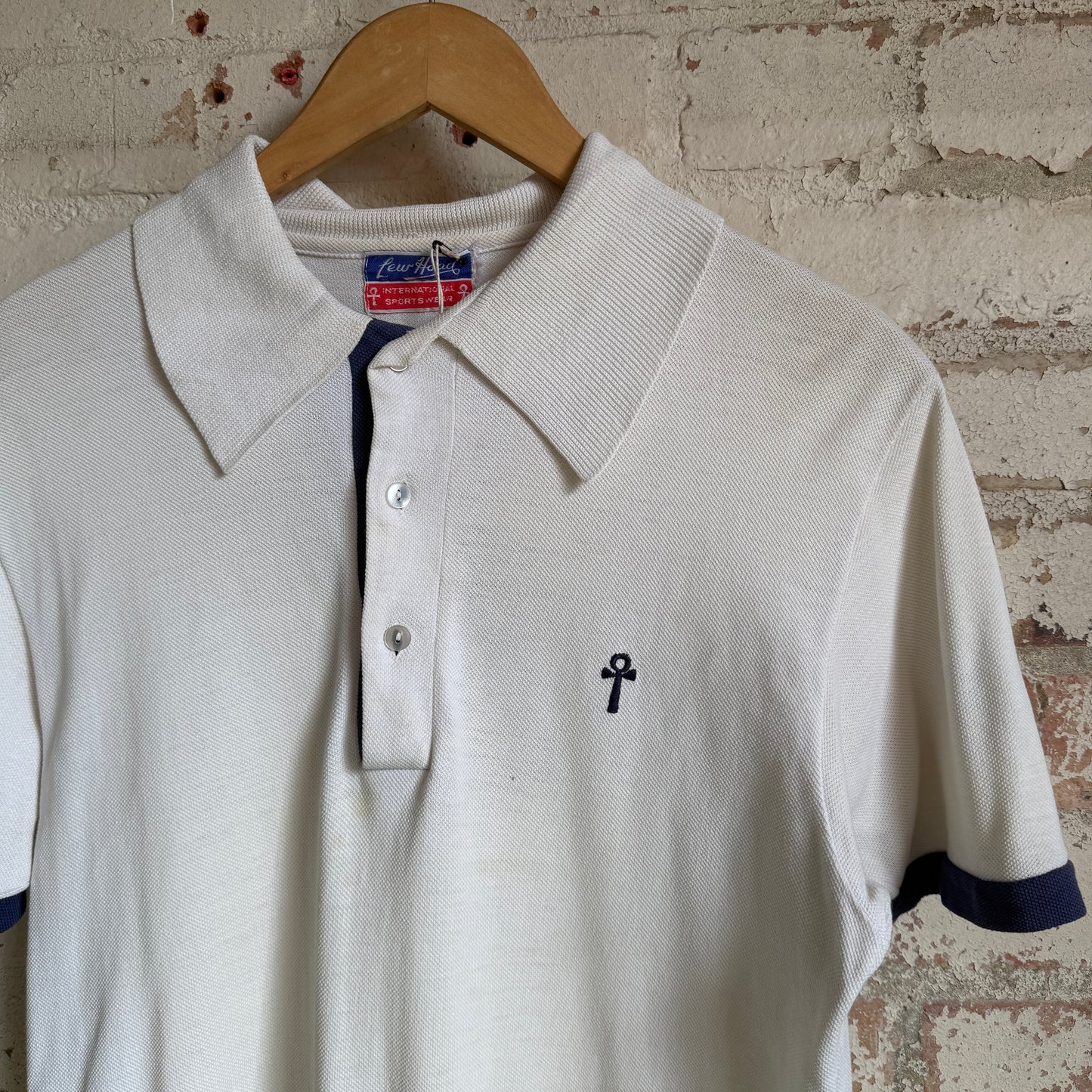 1960s White British Polo Shirt