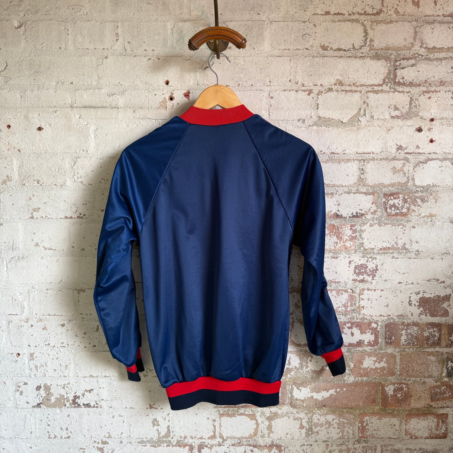 1980s Navy Track Top Bomber Jacket