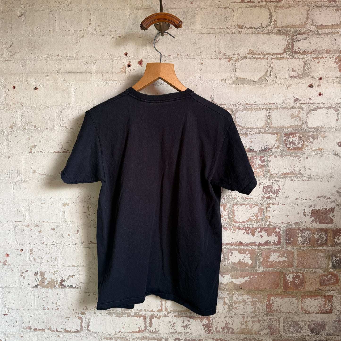 2000s Black graphic Slogan t-Shirt