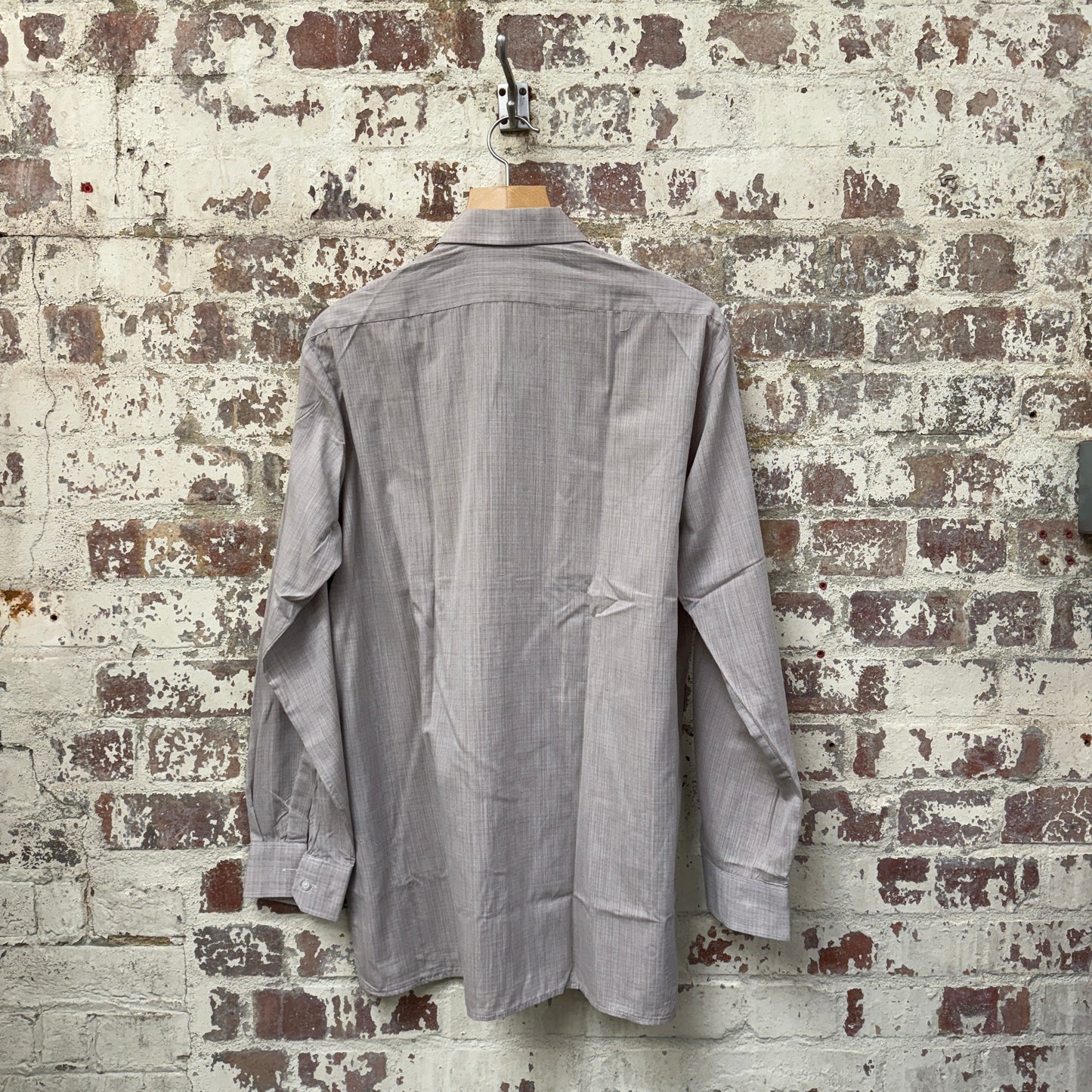 1980s Beige Button Up cotton Shirt - BBC Costume ?