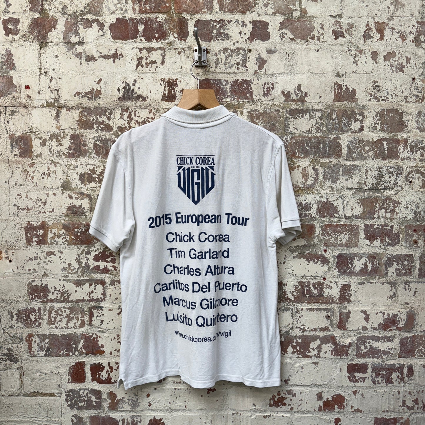 White Chick Corea Jazz Festival Polo Shirt