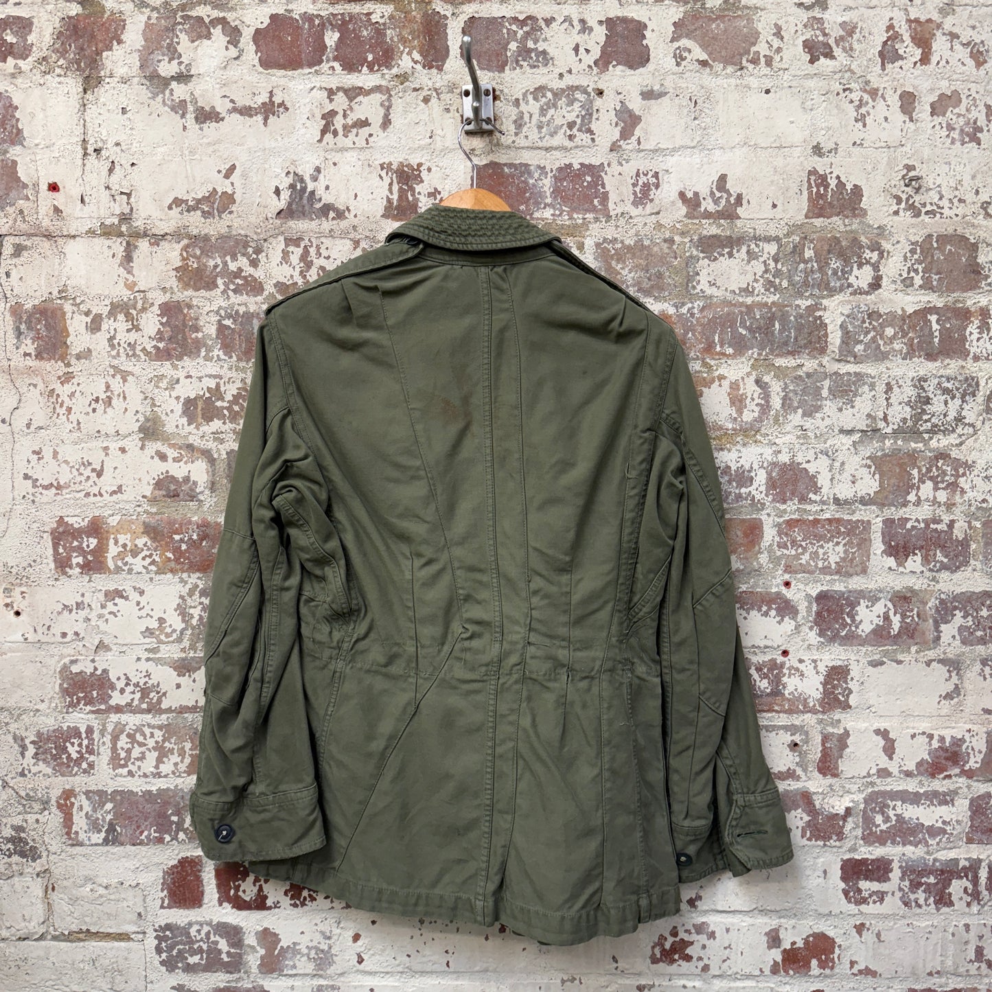 1960s Green British Military Combat Smock Jacket