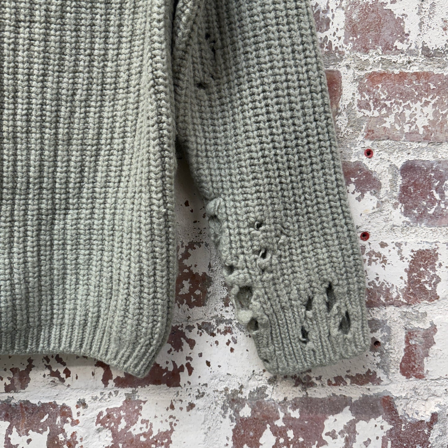 1950s Green Wool Knitted Roll Neck Jumper