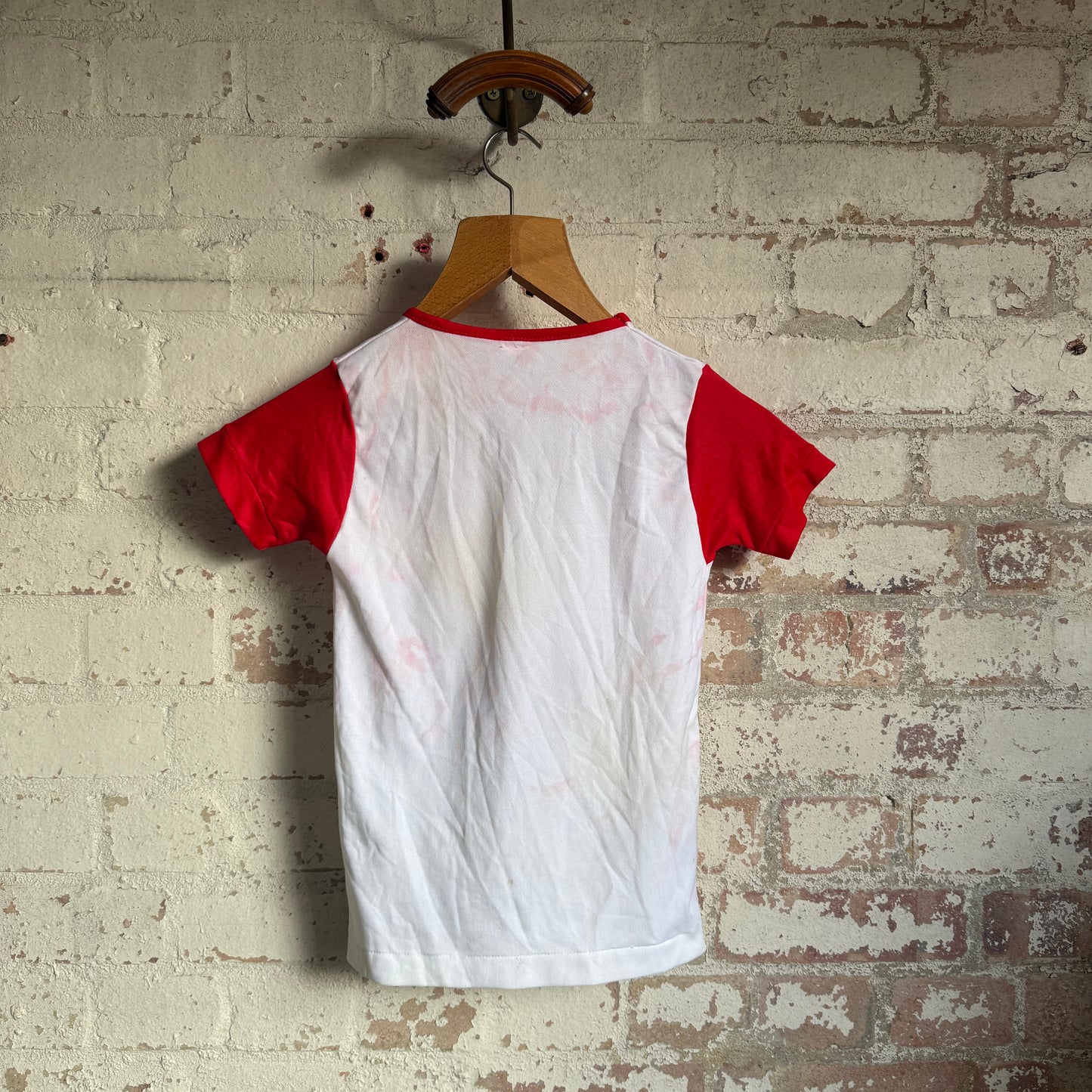 1970s White 'Look Out' Graphic T-Shirt