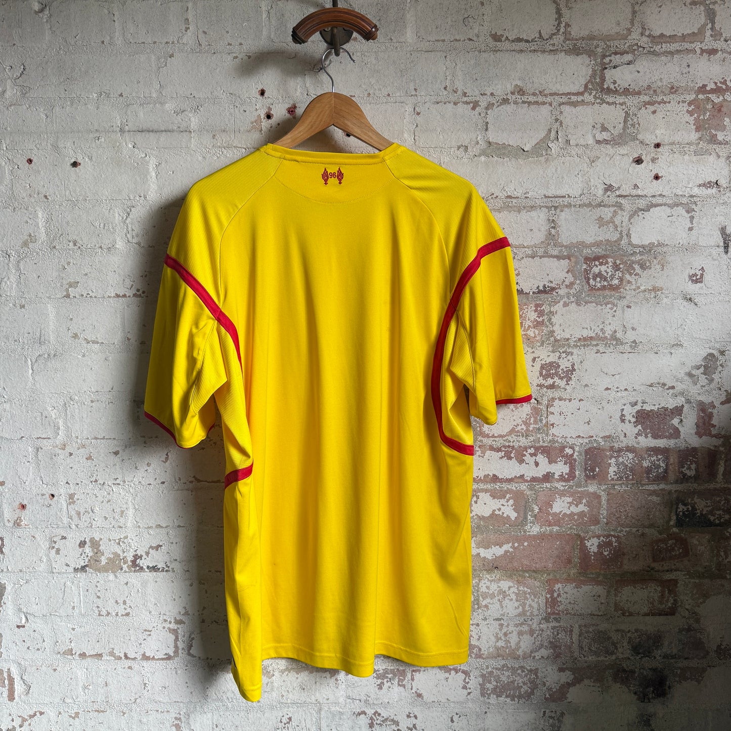 2014-2015 Yellow Liverpool Away Football Kit Shirt