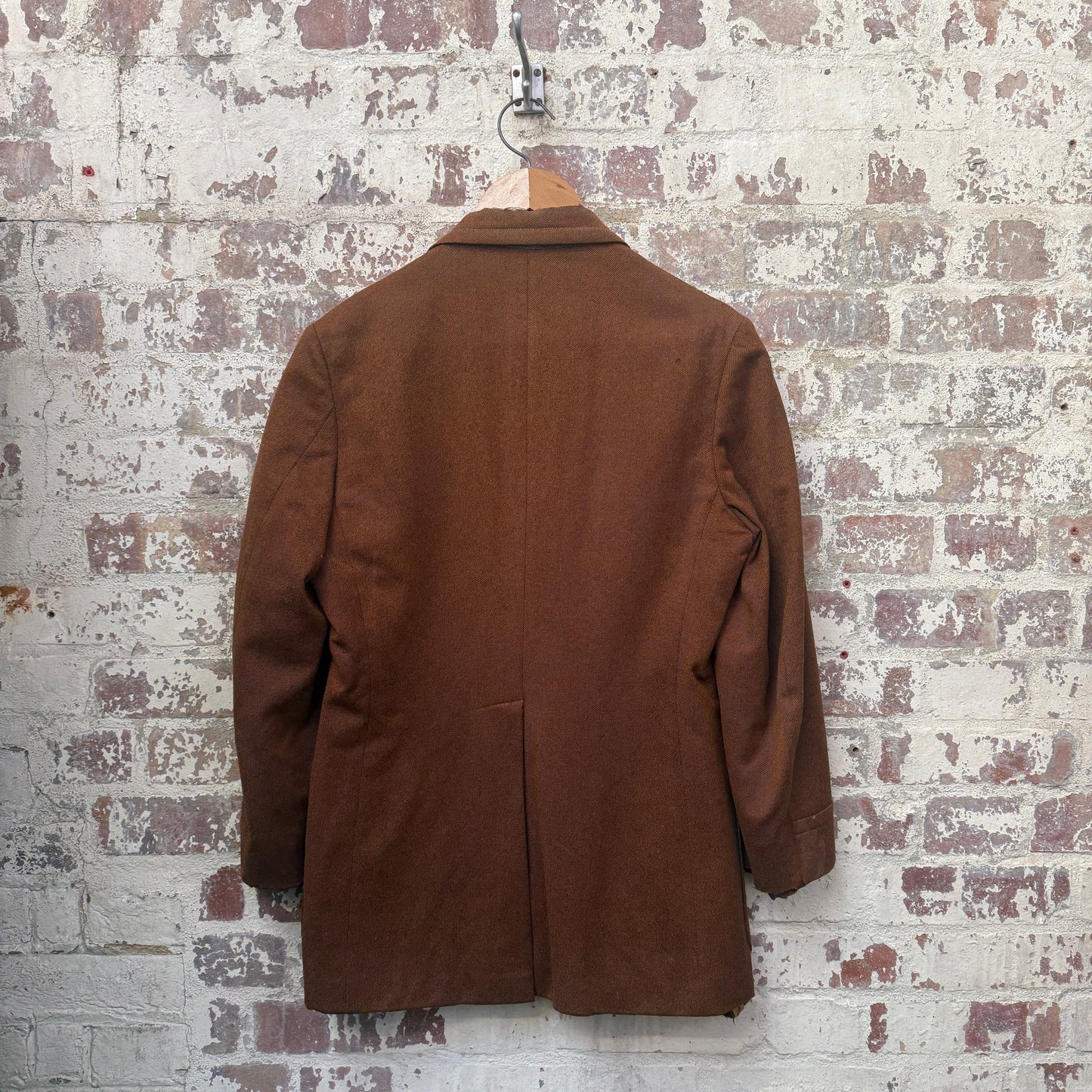 1960s Brown Three Button Suit Blazer Jacket