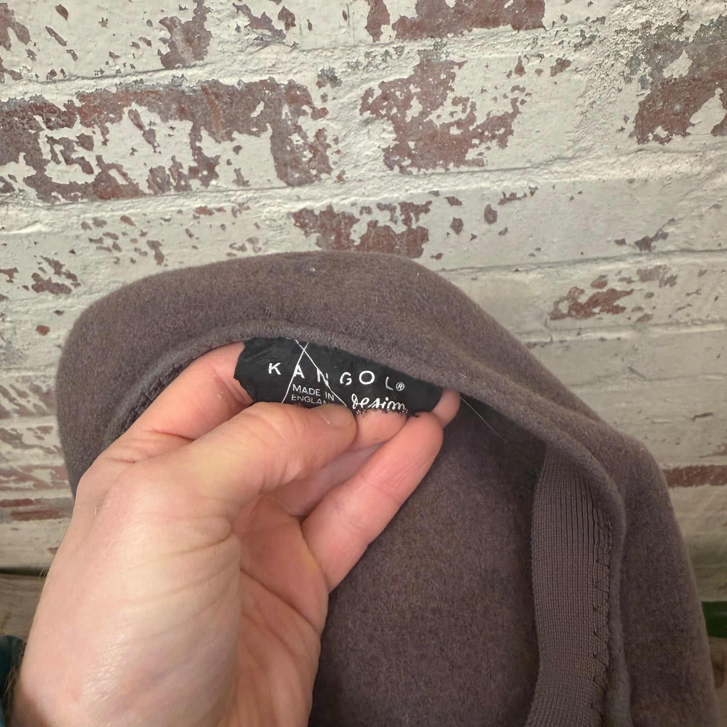 1980s Beige Kangol Flat Cap Hat