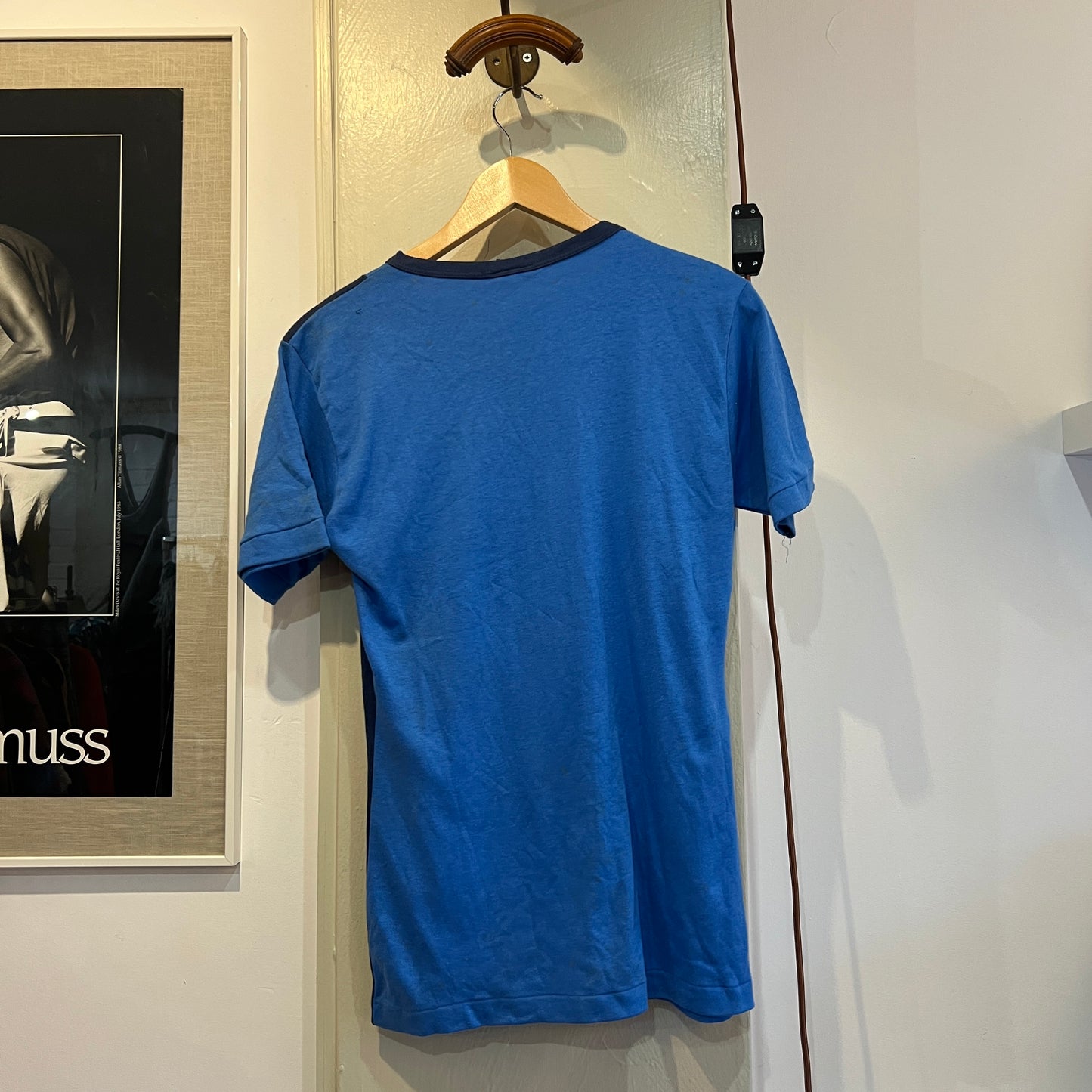 1970s Blue Print T-Shirt