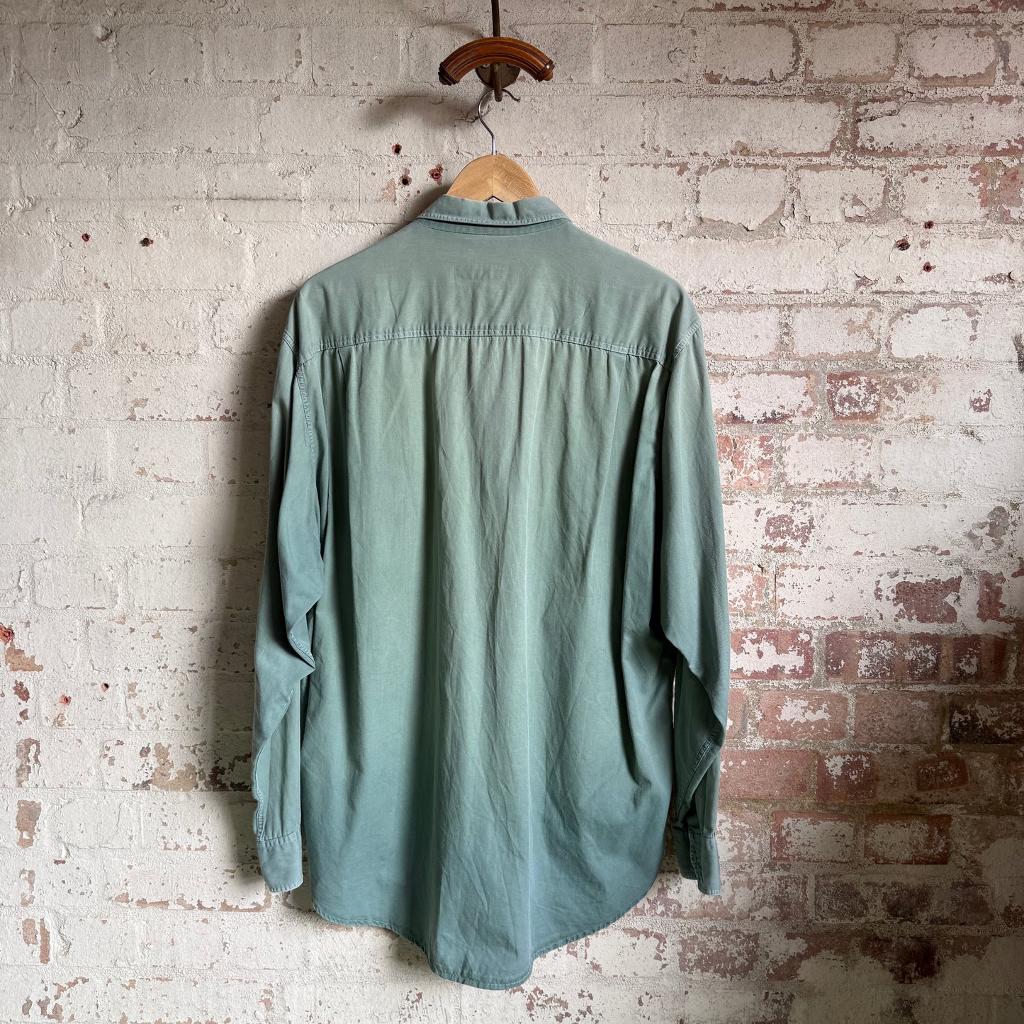 1980s Green 'Racing Green' Cotton Shirt