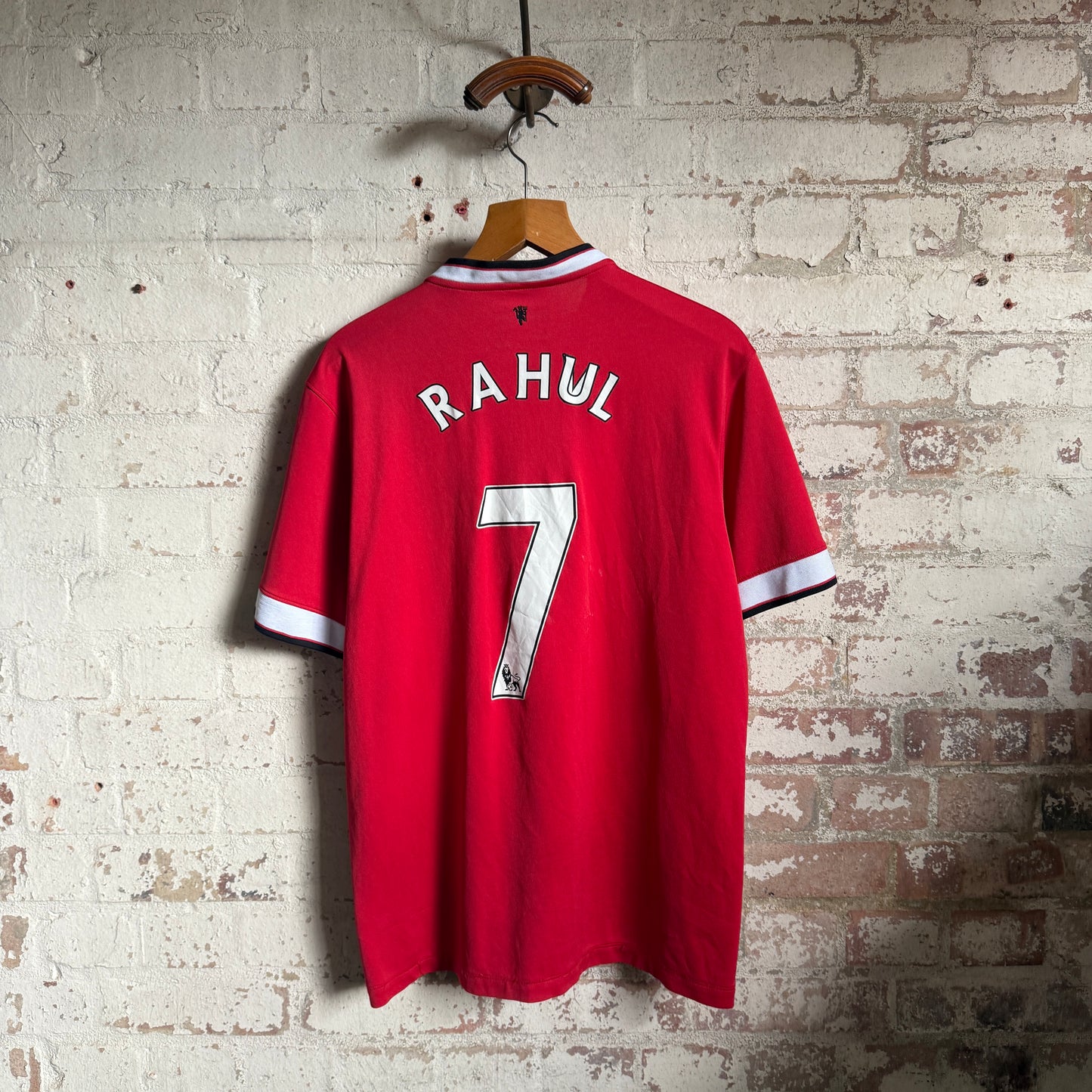 2000s Manchester United Nike Home Football Kit Shirt