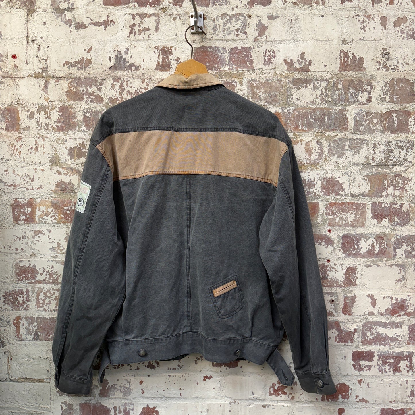 1980s Faded Cropped Italian Cotton Jacket