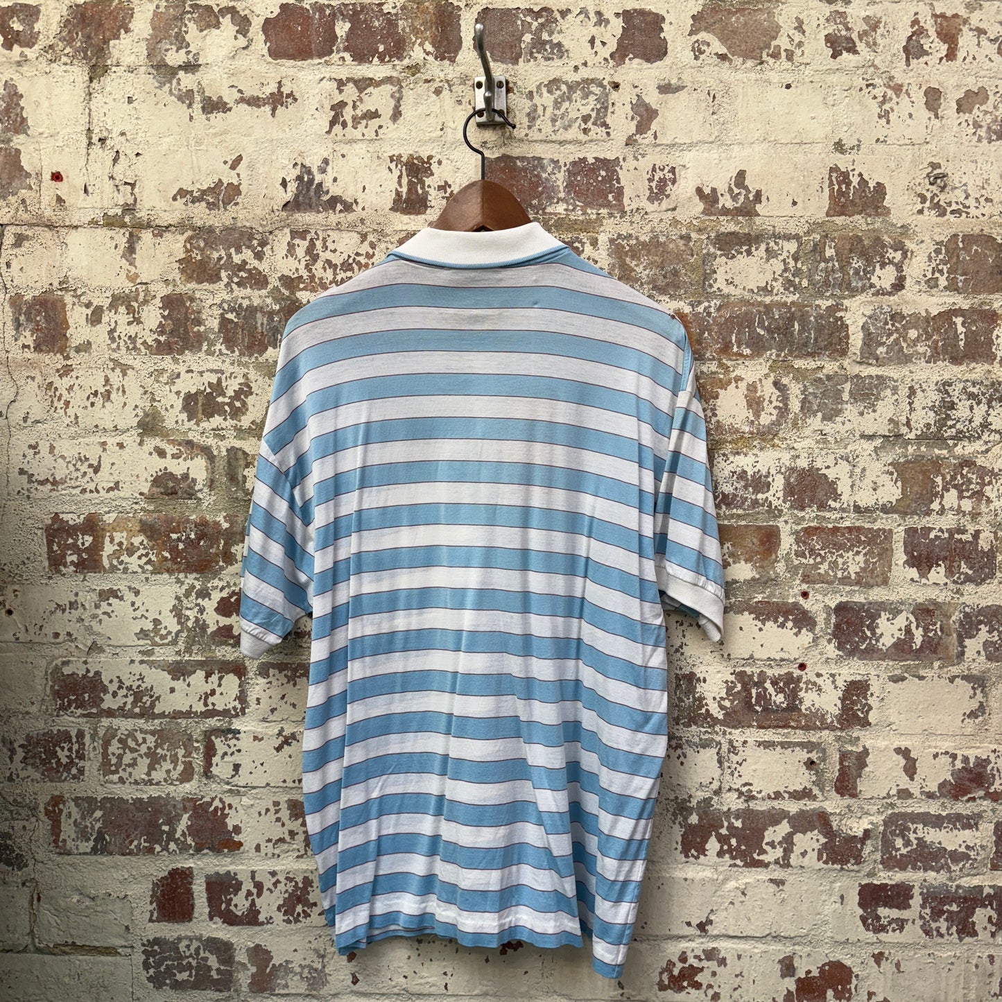 1980s Gieves and Hawkes Striped Polo Shirt Top