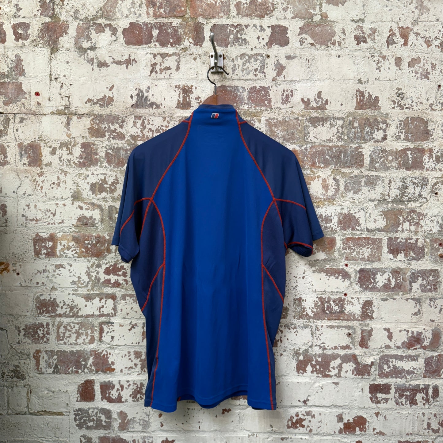 2000s Blue Berghaus Climbing Zip Shirt