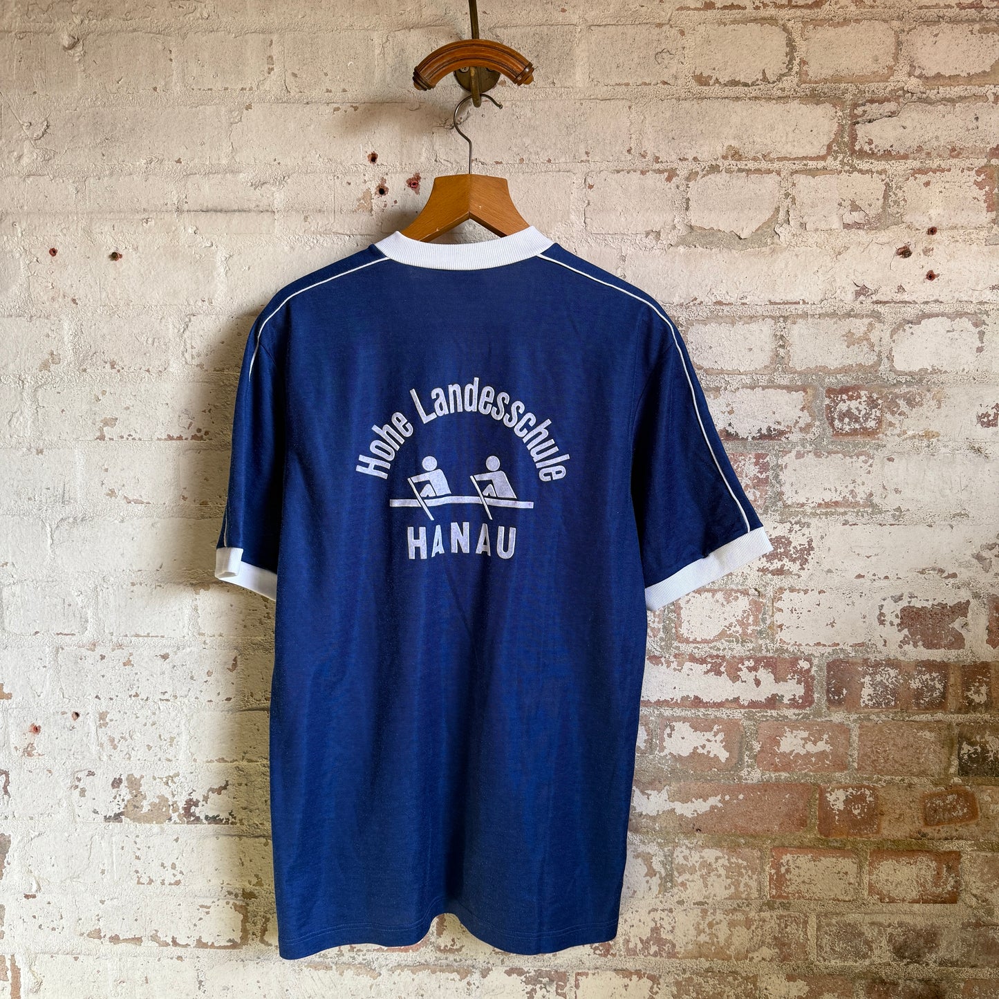 1990s Blue Puma Football Template T-Shirt