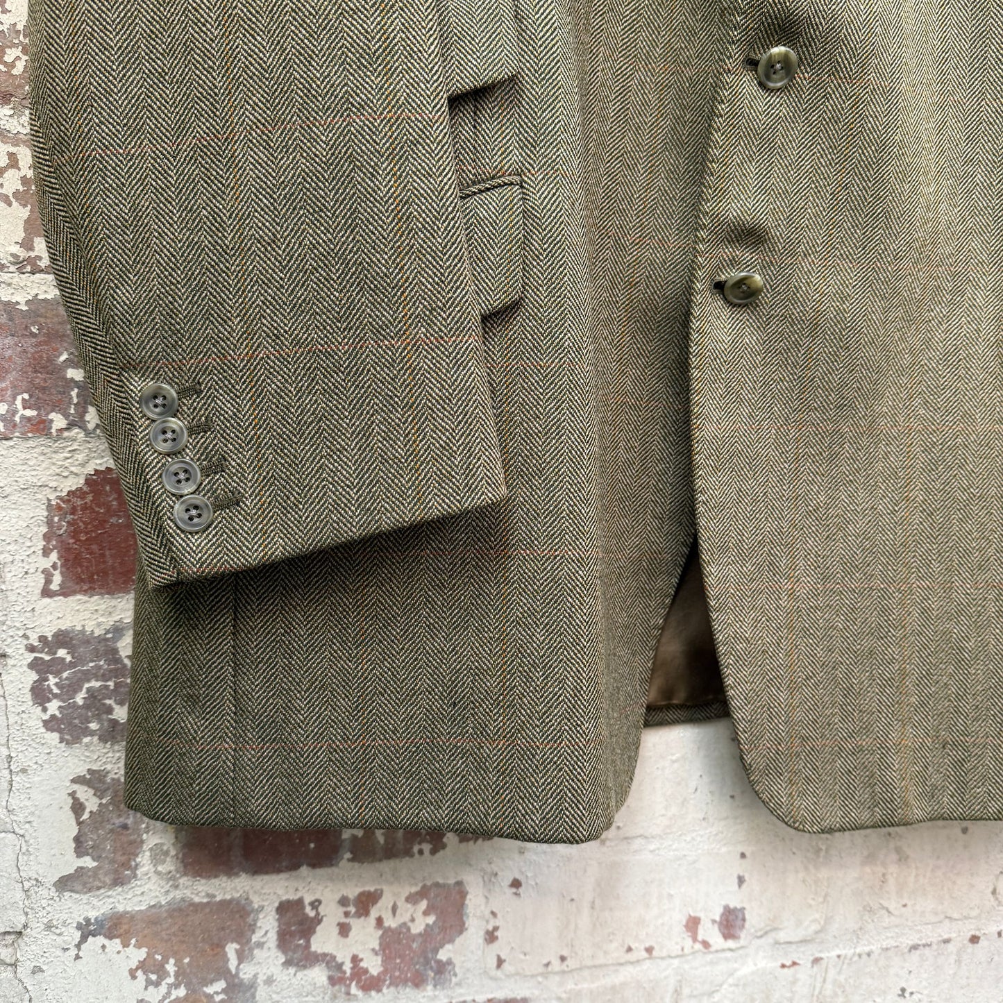 1980s Green John G Hardy Suit Blazer Jacket