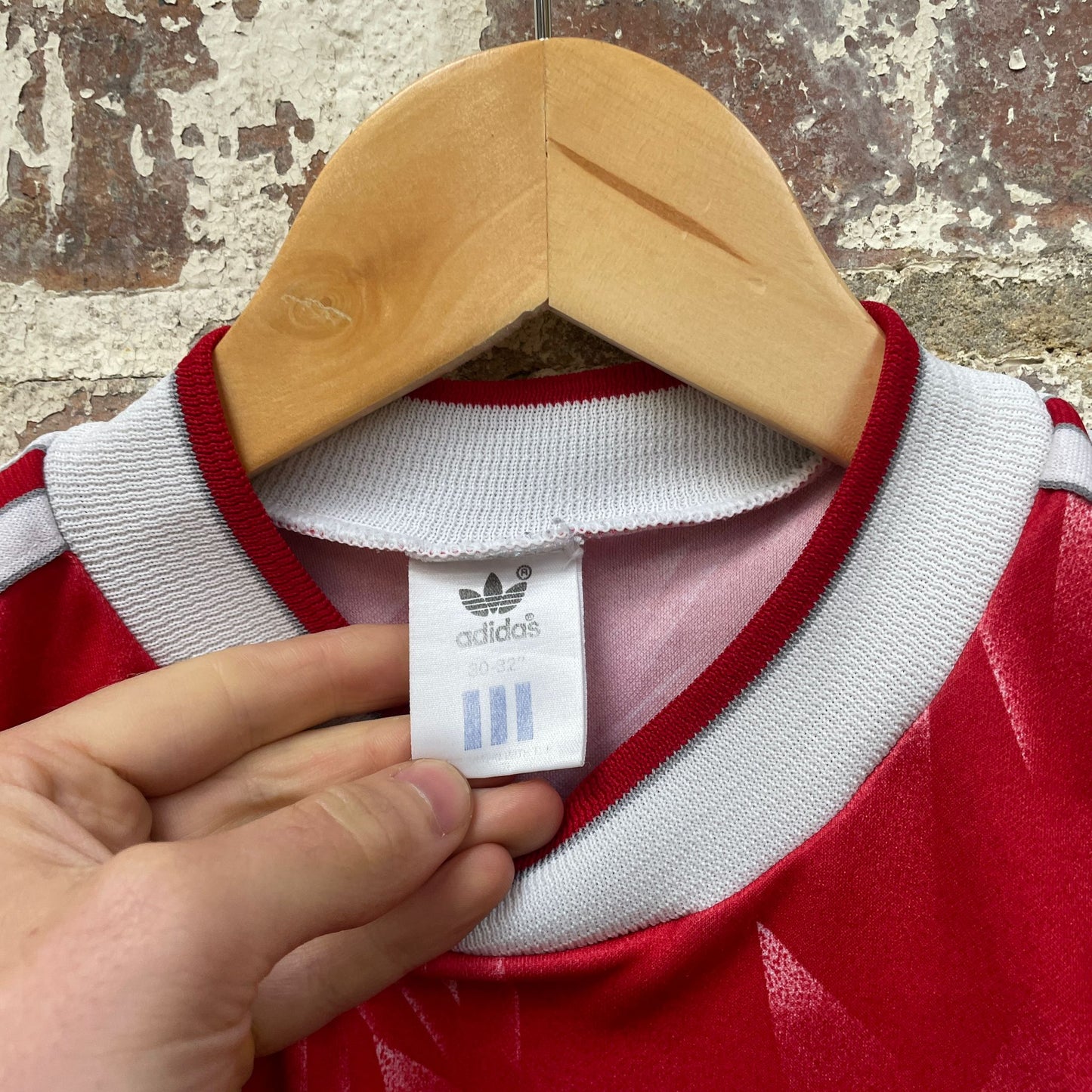 Vintage 1989-1992 Red Adidas Liverpool Home Football kit Shirt