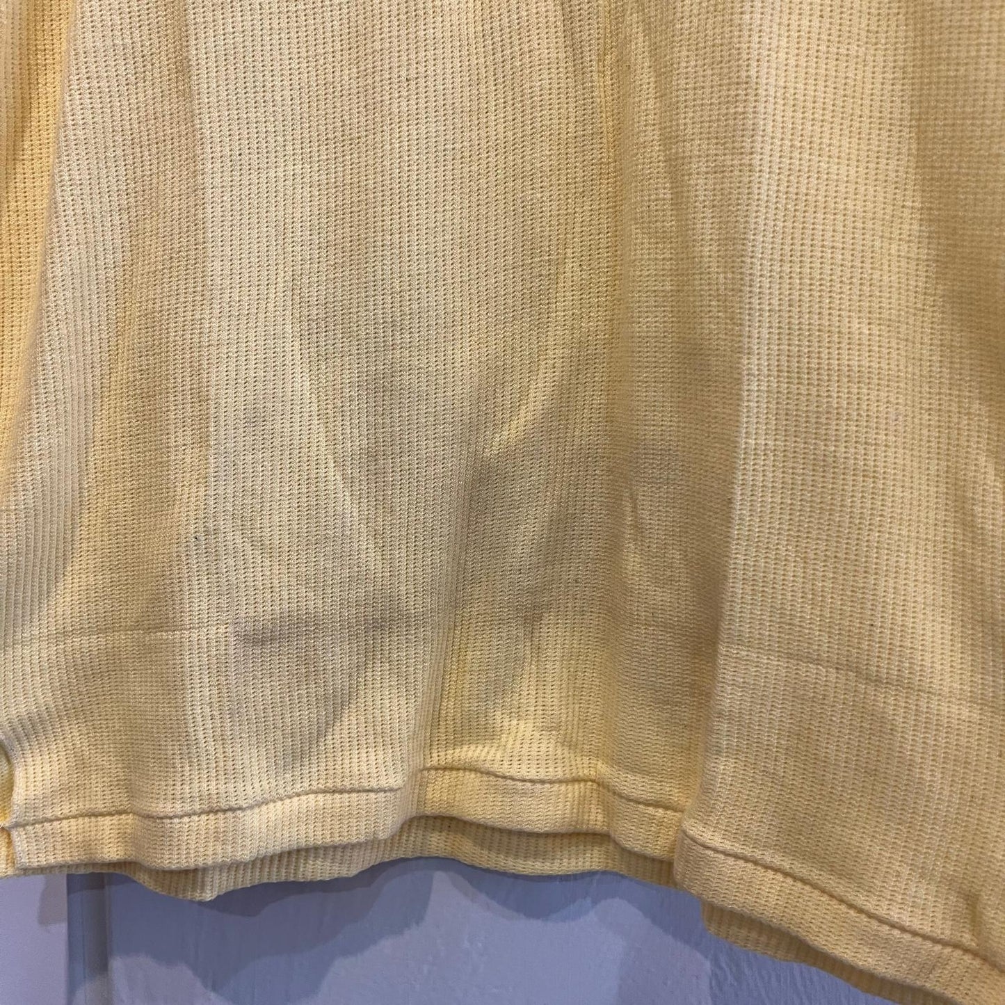 1960s Yellow British Leisure Shirt Top