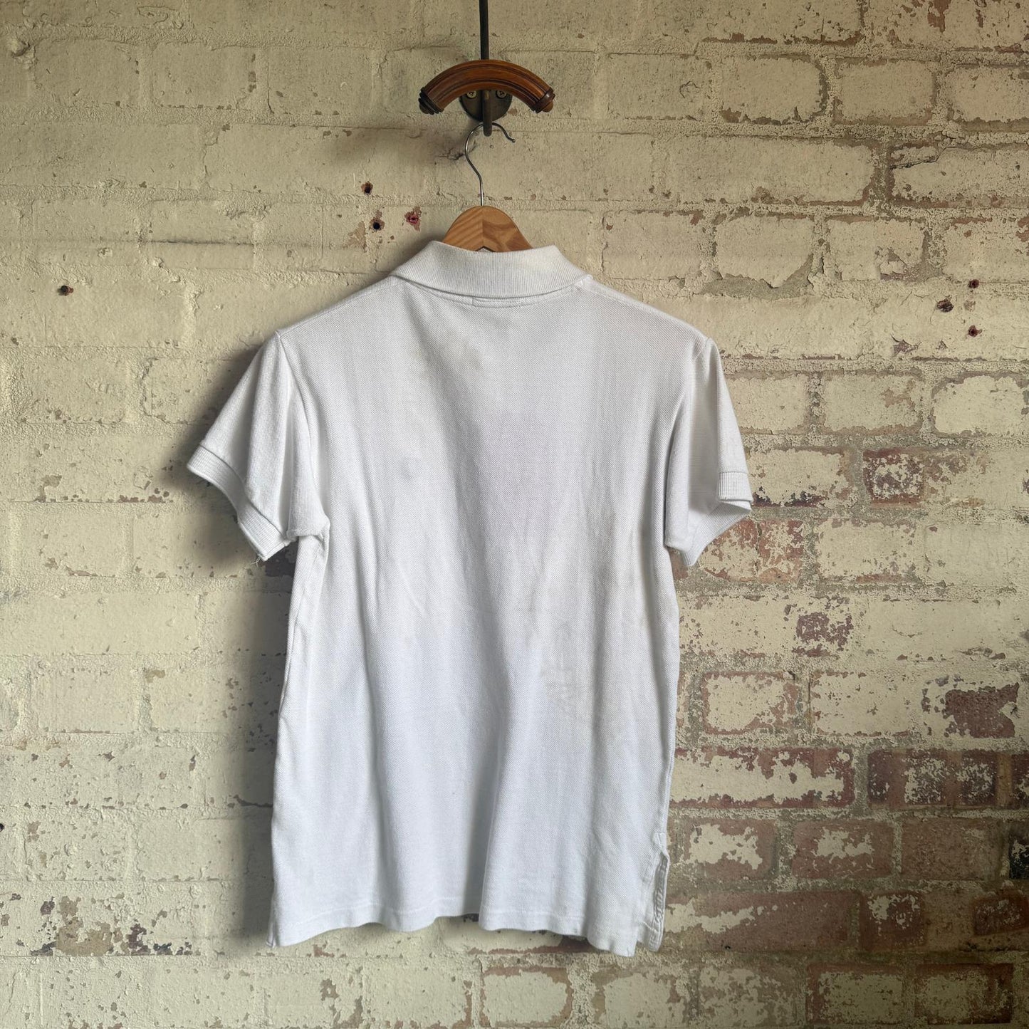 1970s White Fred Perry Polo Shirt