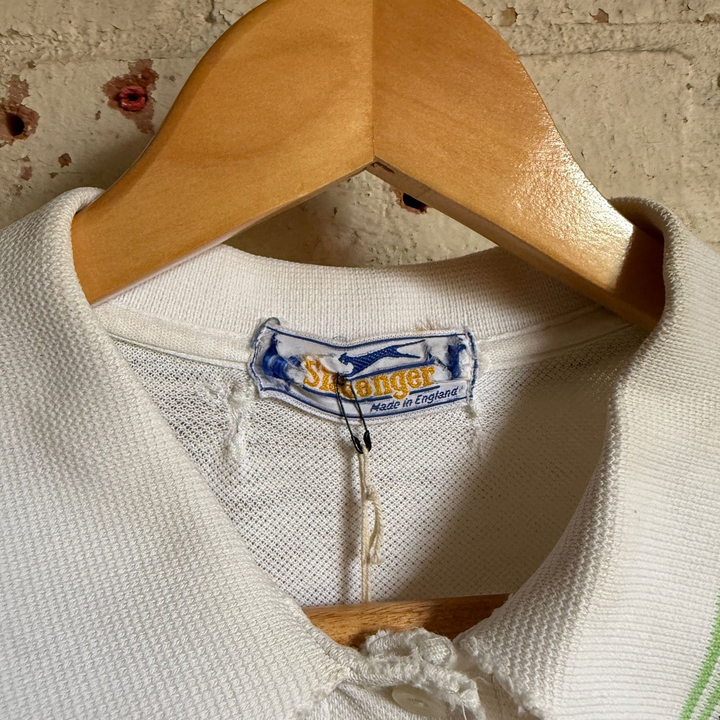 1960s White Slazenger Polo Shirt