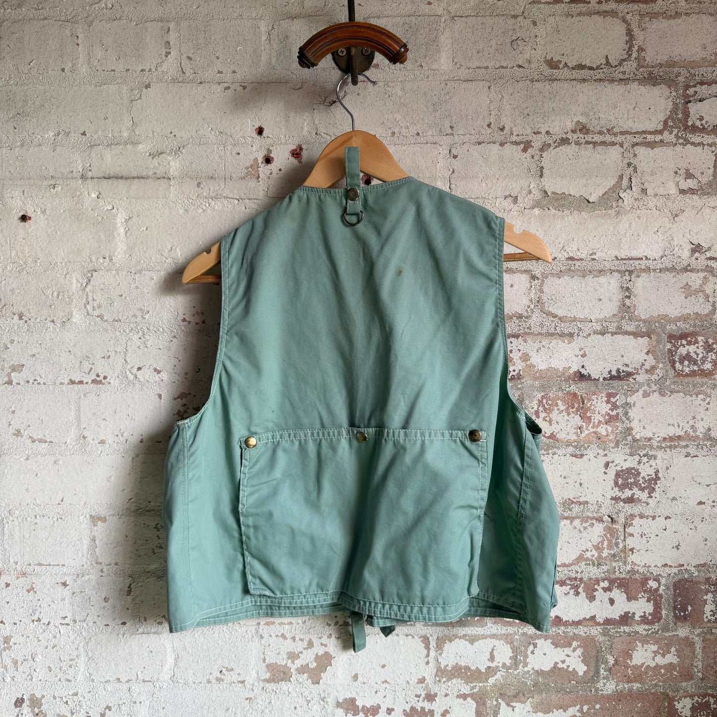 1970s Turquoise Fishing Pocket Tactical Gilet