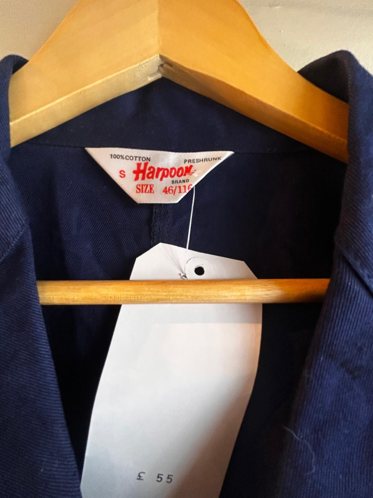 1960s 1970s Navy Harpoon British Work Jacket