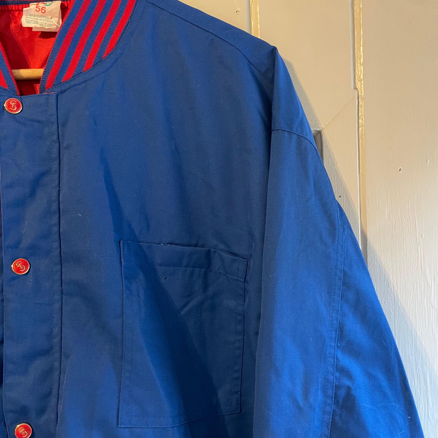 1980s Blue Bomber Varsity Jacket