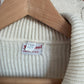 1950s Cream V-Neck British Wool Knitted Jumper